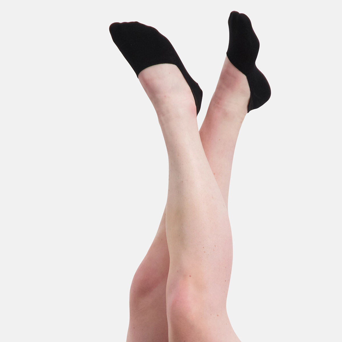 Bamboo Basics Mika invisible socks (3-pack), unisex onzichtbare sokken, zwart