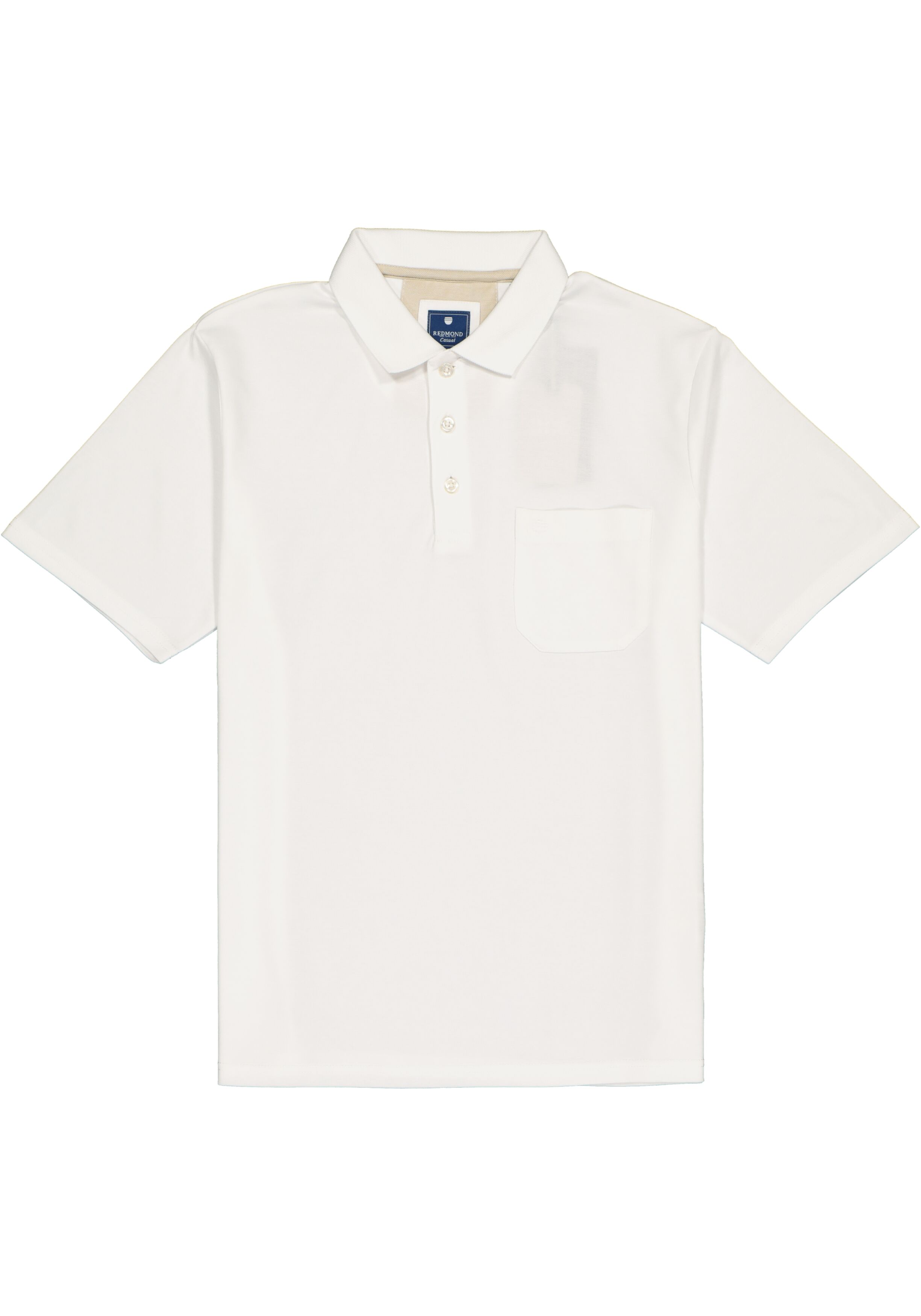 Redmond regular fit poloshirt, wit 
