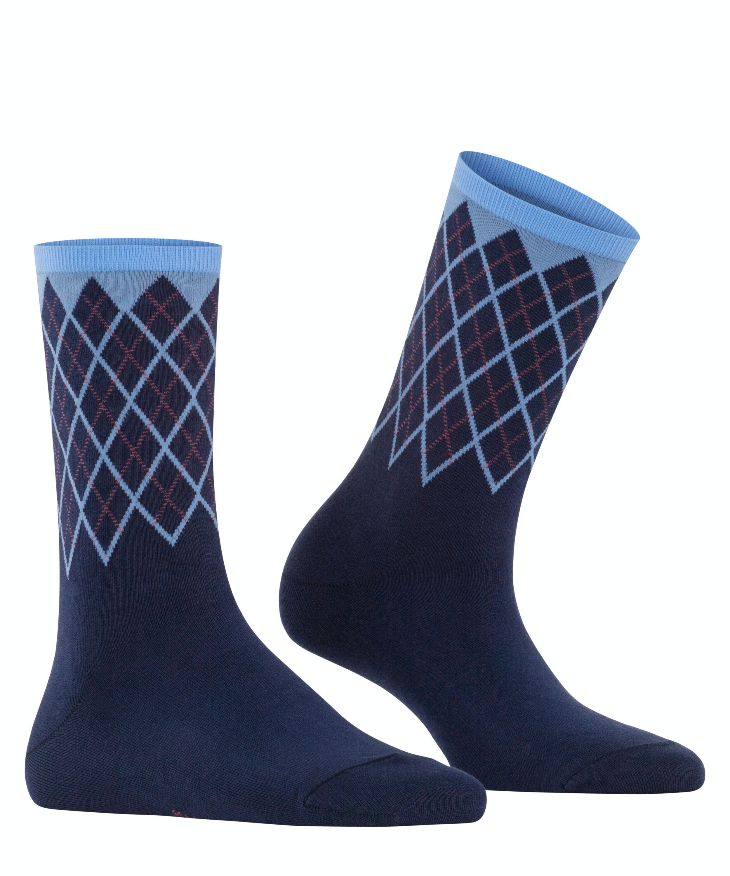 Burlington Mayfair damessokken, blauw (marine)