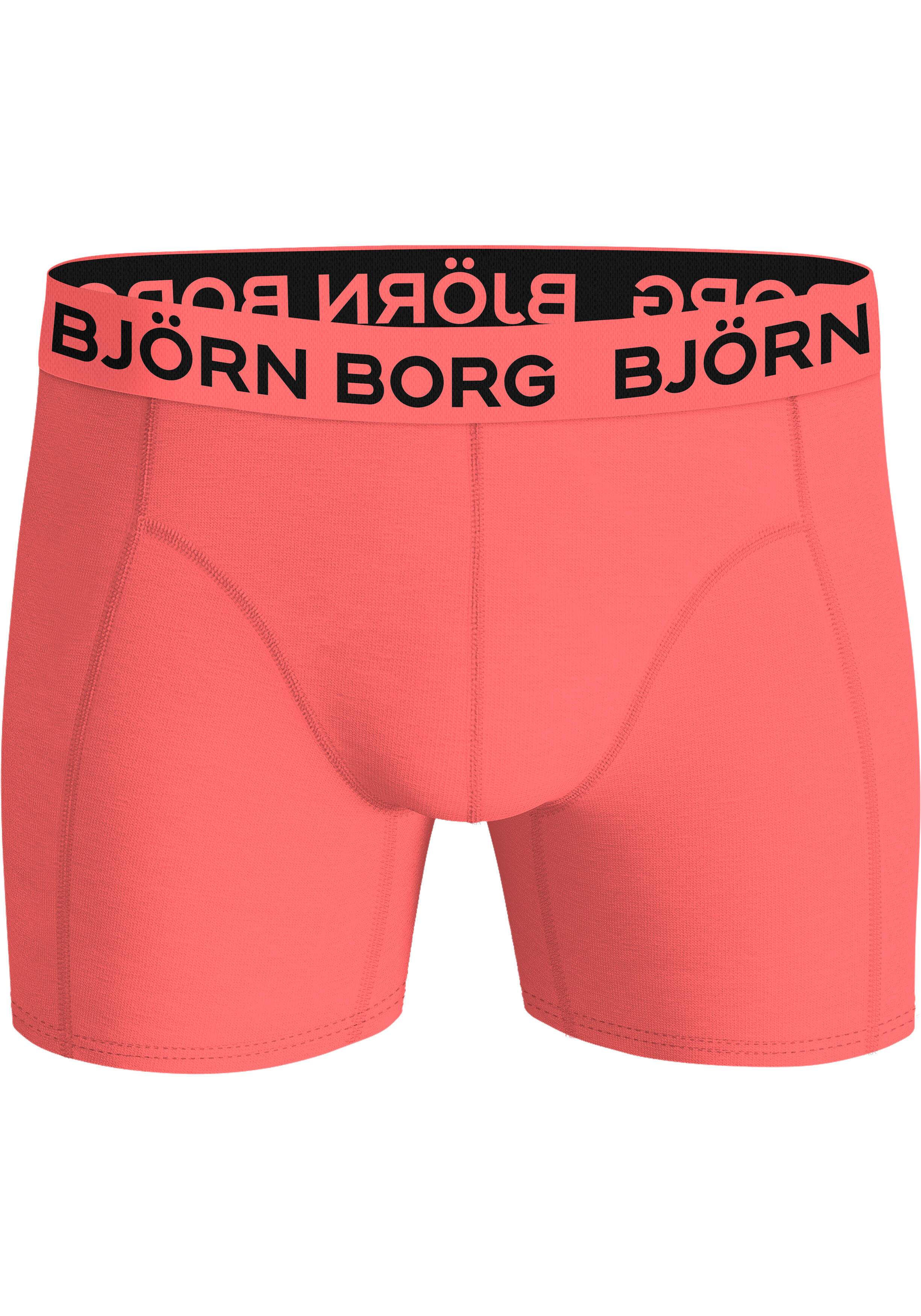 Bjorn Borg Cotton Stretch boxers, heren boxers normale lengte (7-pack), zwart, blauw, groen, koraal en luipaard print