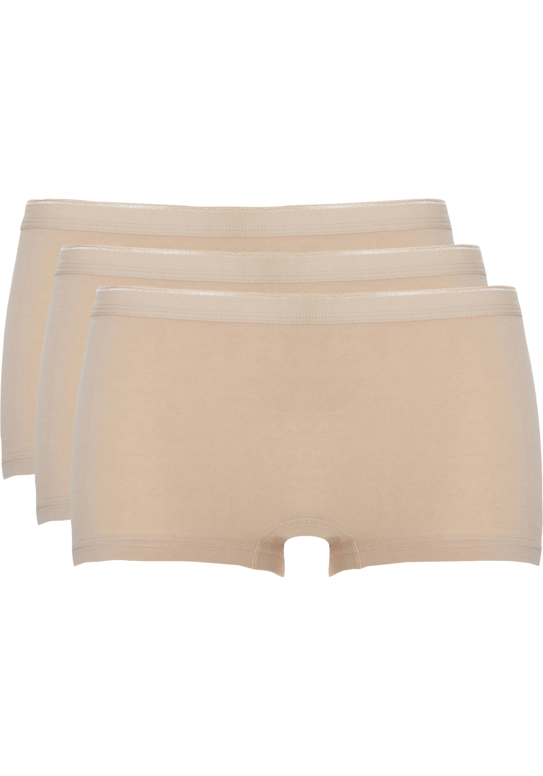 3-8711665538389-ten_cate_boxers-3p_HR TEN CATE Basic women shorts (3-pack), dames boxers middelhoge taille, huidskleur