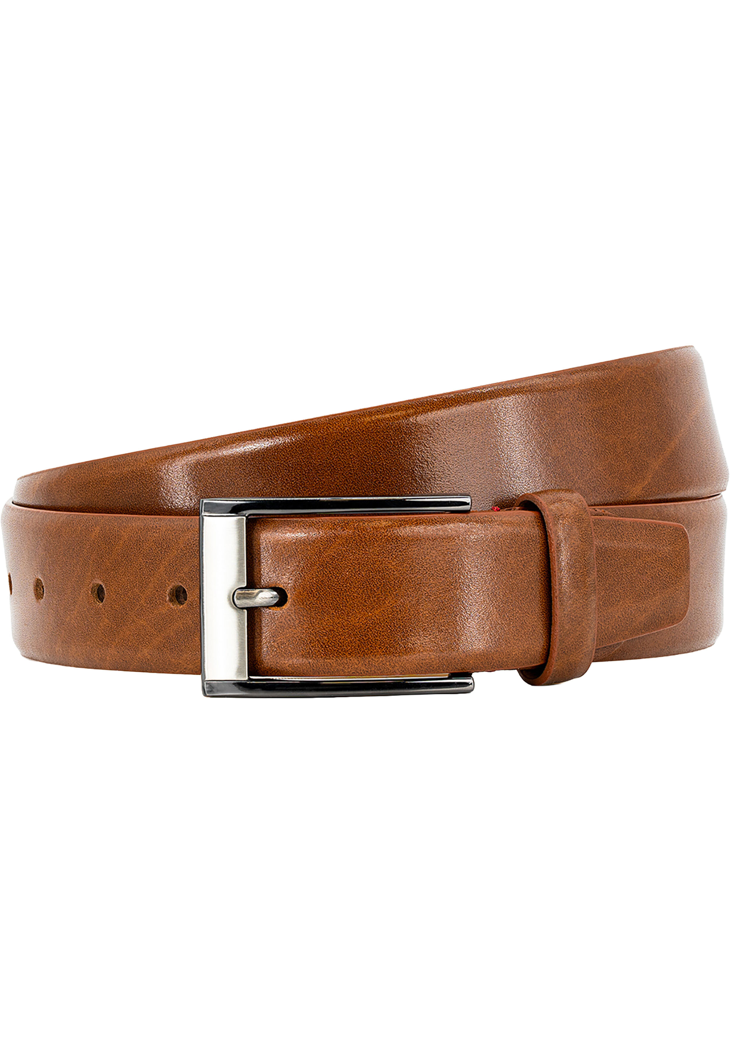 PIERRE CARDIN leren heren riem, cognac