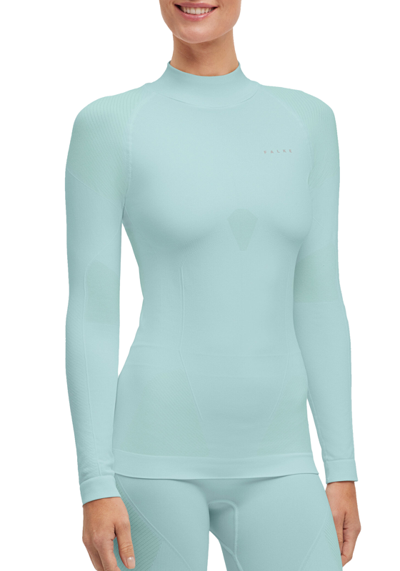 FALKE dames shirt met lange mouw Warm, thermoshirt, (jade) FALKE dames shirt met lange mouw Warm, thermoshirt, (jade)