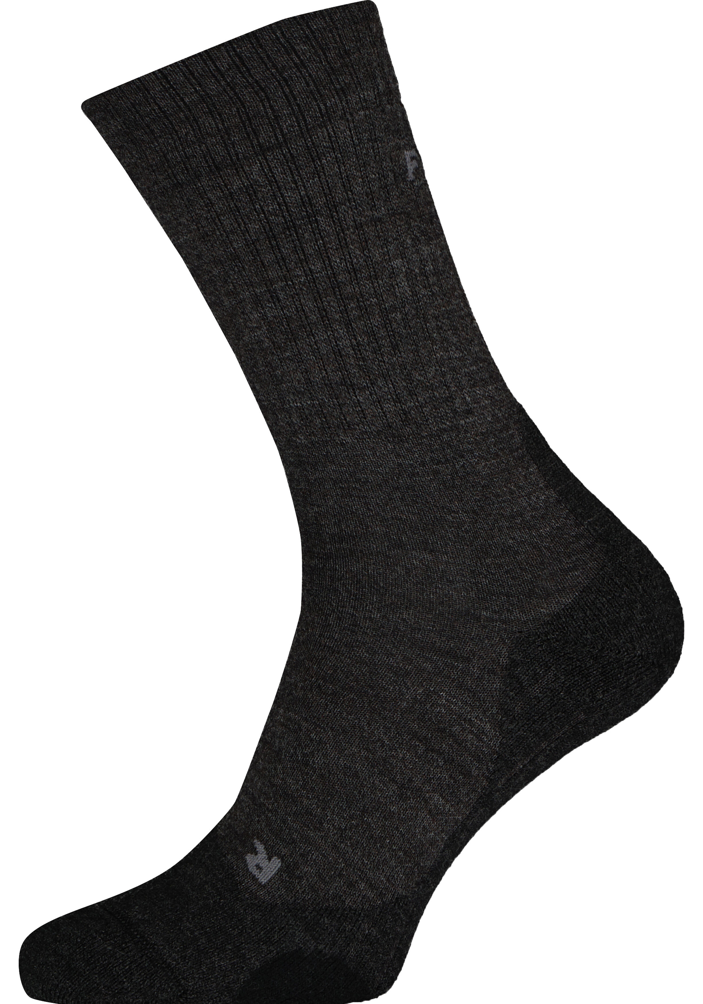 FALKE TK2 Wool dames wandelsokken, antraciet-mix (smog)