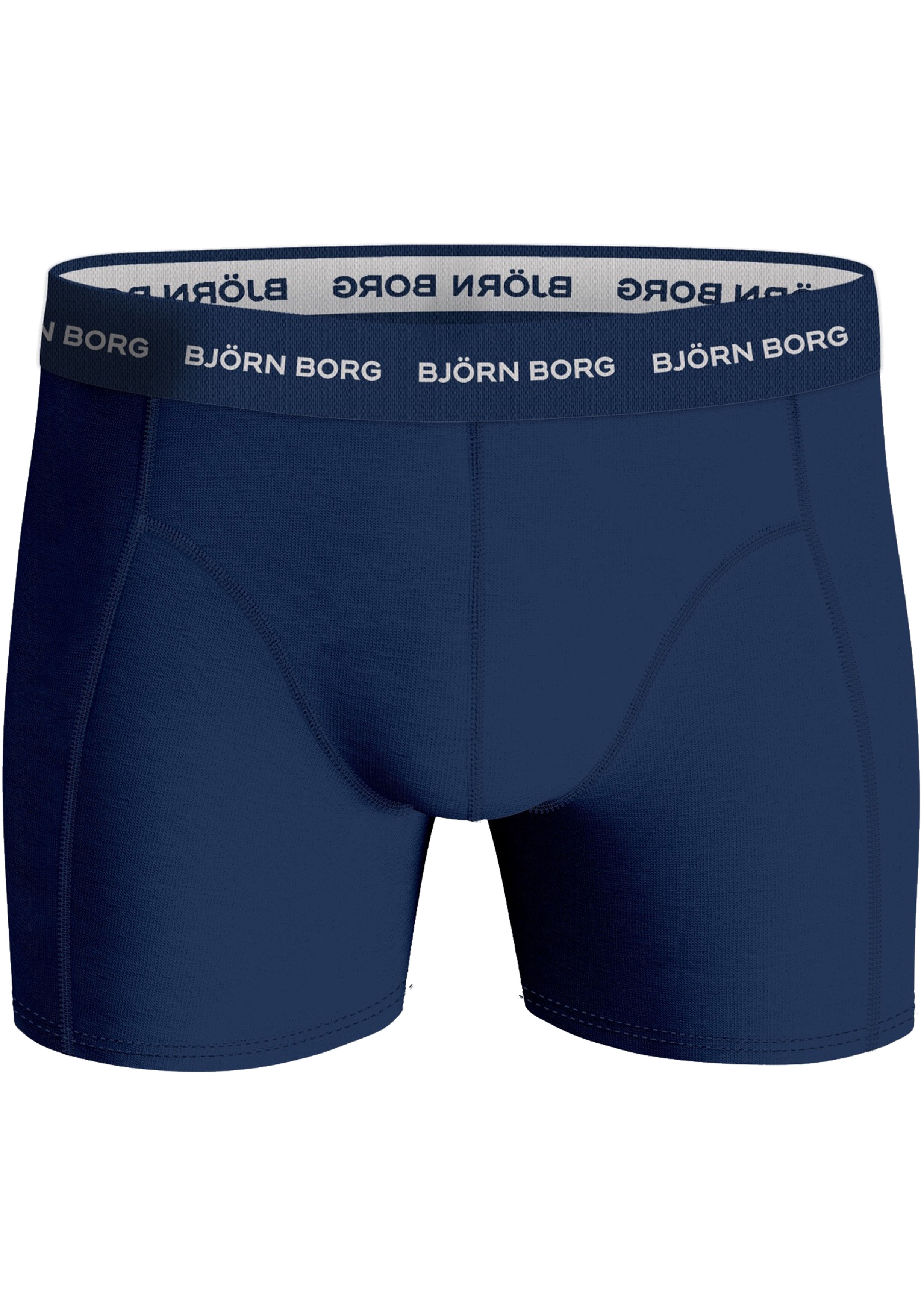 Bjorn Borg Cotton Stretch boxers, heren boxers normale lengte (1-pack), blauw