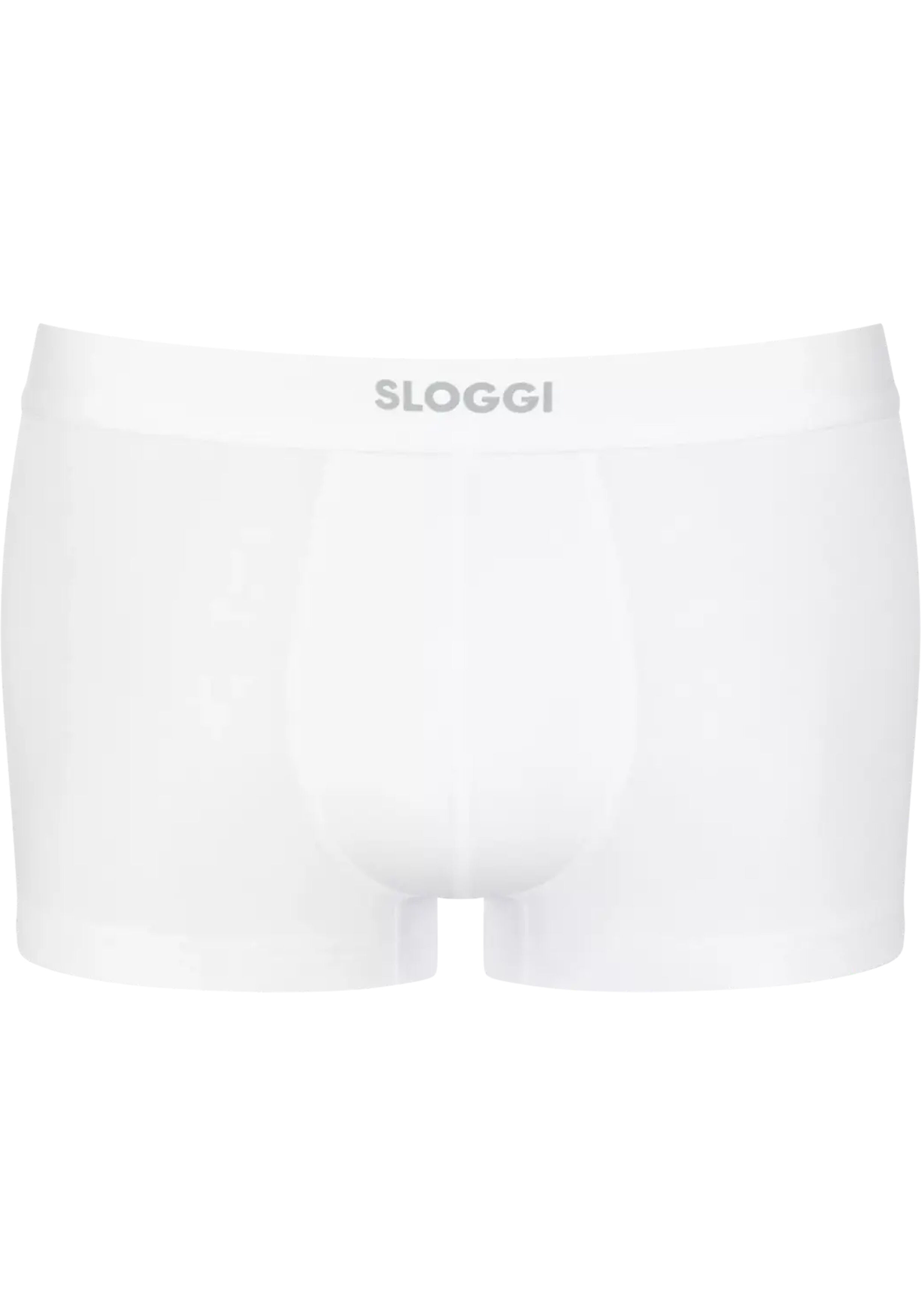 Sloggi Men EVER Ease Hipster, heren boxershort korte pijp (2-pack), wit