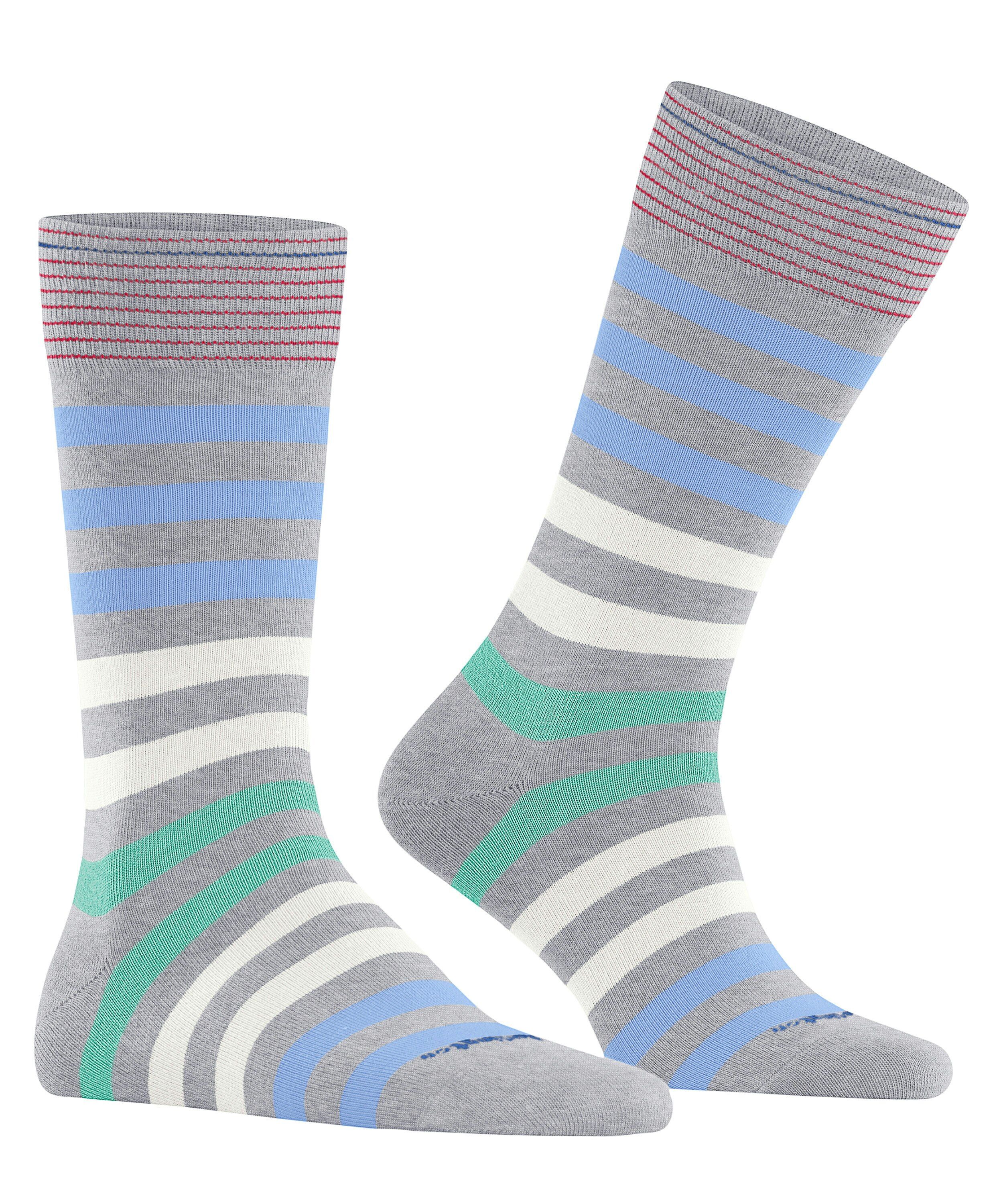 Burlington Blackpool herensokken, blauw (arctic mel.)