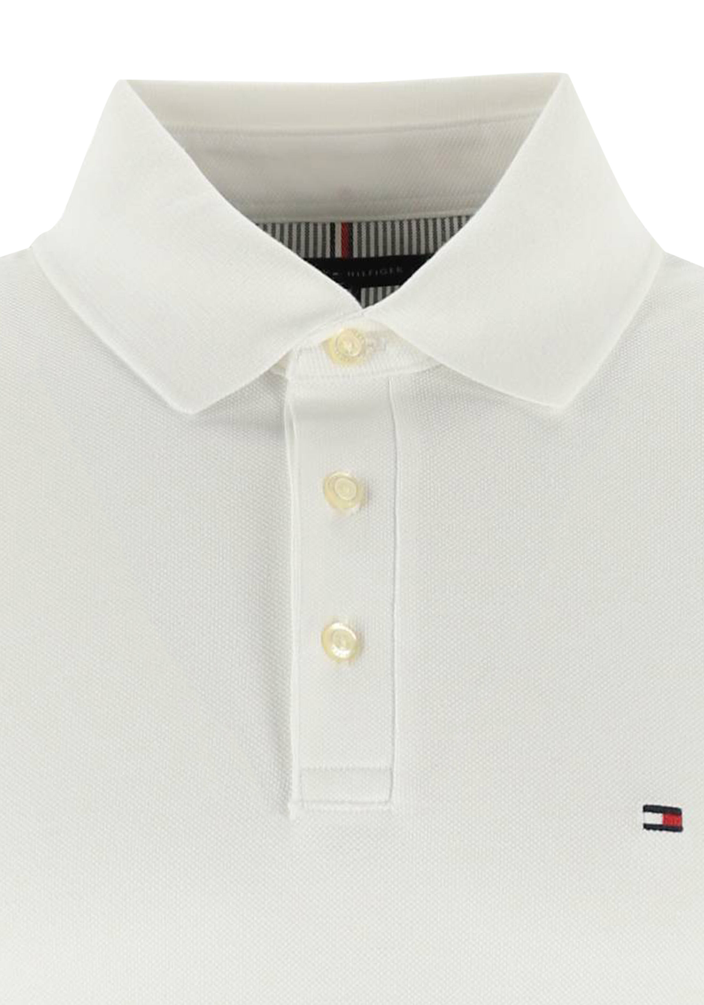 Tommy Hilfiger 1985 slim fit polo, wit