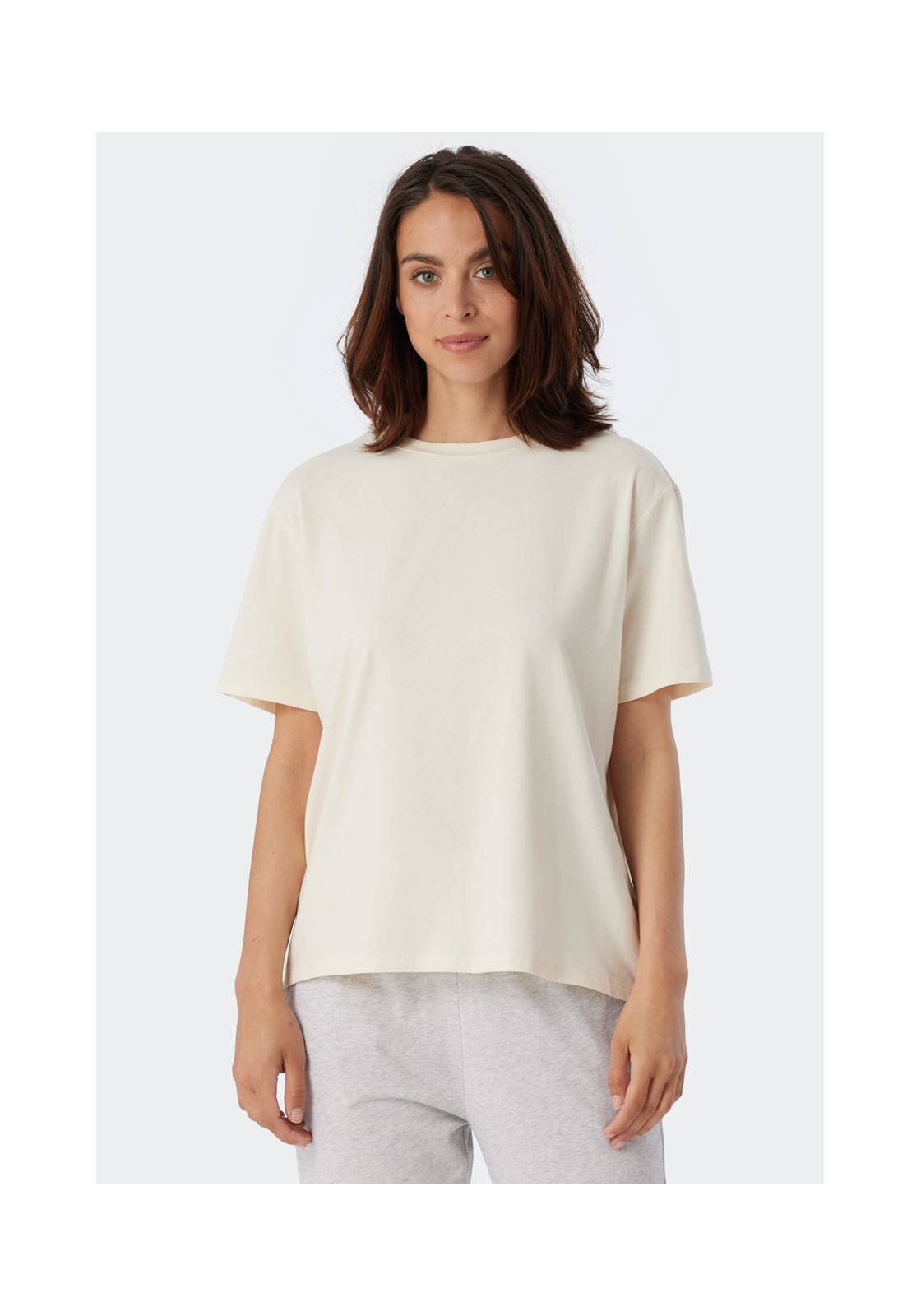 image_3_179267-408_3_1280x1280 SCHIESSER Mix+Relax T-shirt, dames shirt korte mouwen cremekleurig