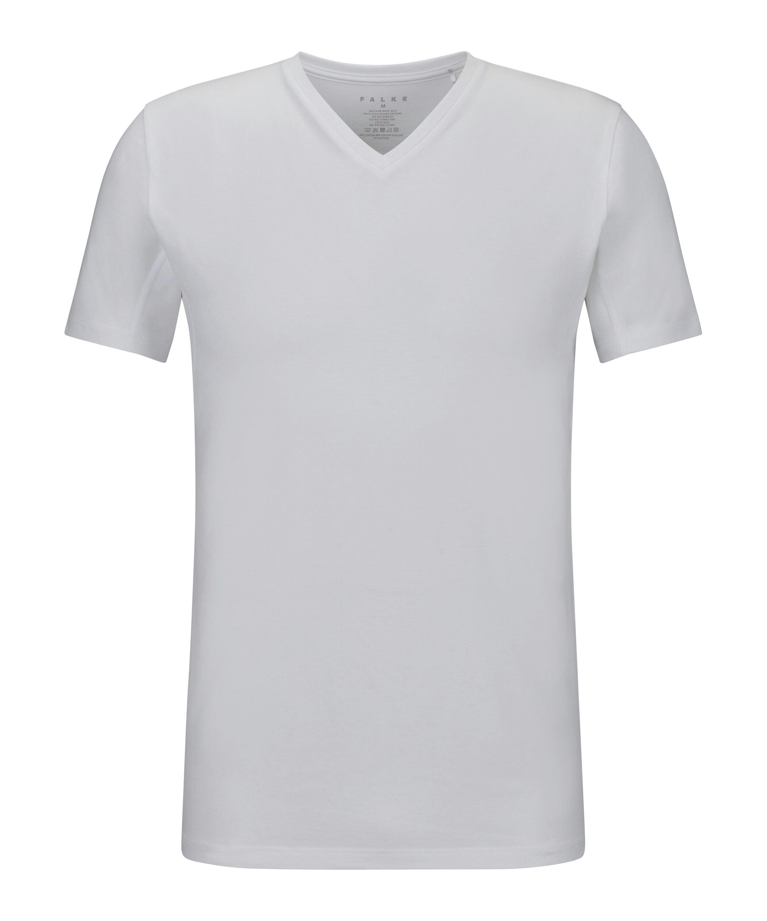 FALKE heren T-shirt Daily Climate Control, korte mouw, wit (white)