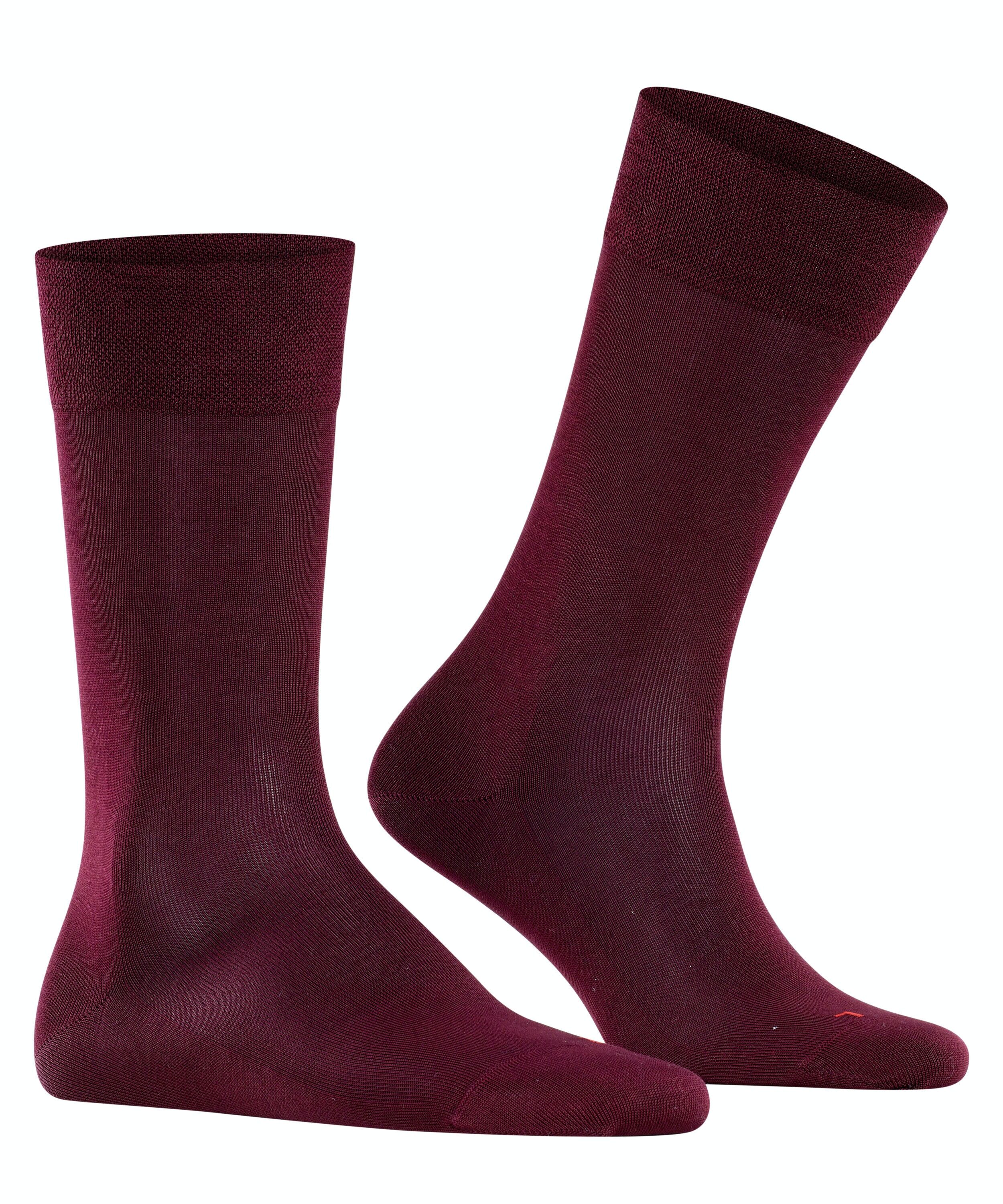 FALKE Sensitive Malaga herensokken, donkerrood (barolo)