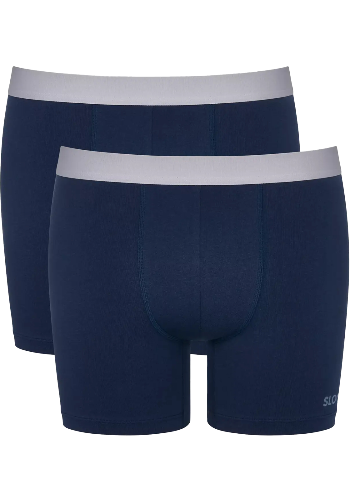 Sloggi Men GO ABC 2.0 Short, heren boxershort korte pijp (2-pack), kobalt- en donkerblauw Sloggi Men GO ABC 2.0 Short, heren boxershort korte pijp (2-pack), kobalt- en donkerblauw