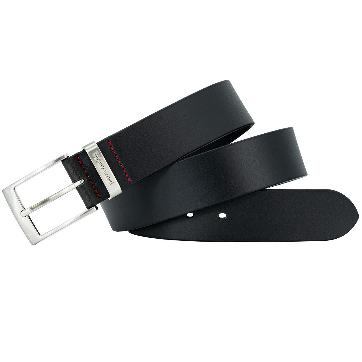 PIERRE CARDIN leren heren riem, zwart