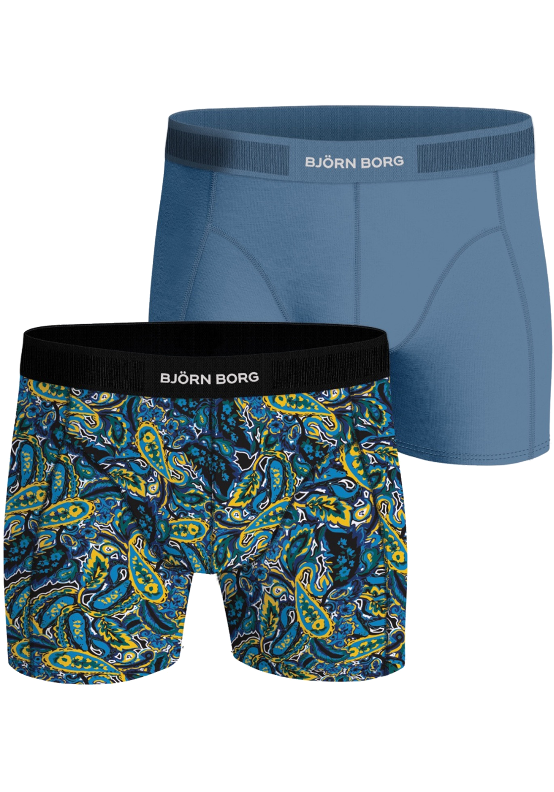 1-7321465530479-bjorn_borg_HR Bjorn Borg Cotton Stretch boxers, heren boxers normale lengte (2-pack), multicolor