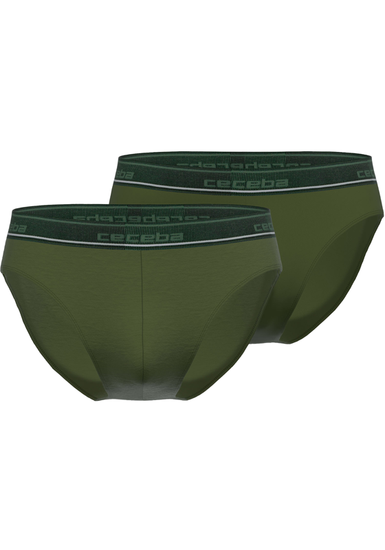 Ceceba heren sport slip (2-pack), donkergroen Ceceba heren sport slip (2-pack), donkergroen
