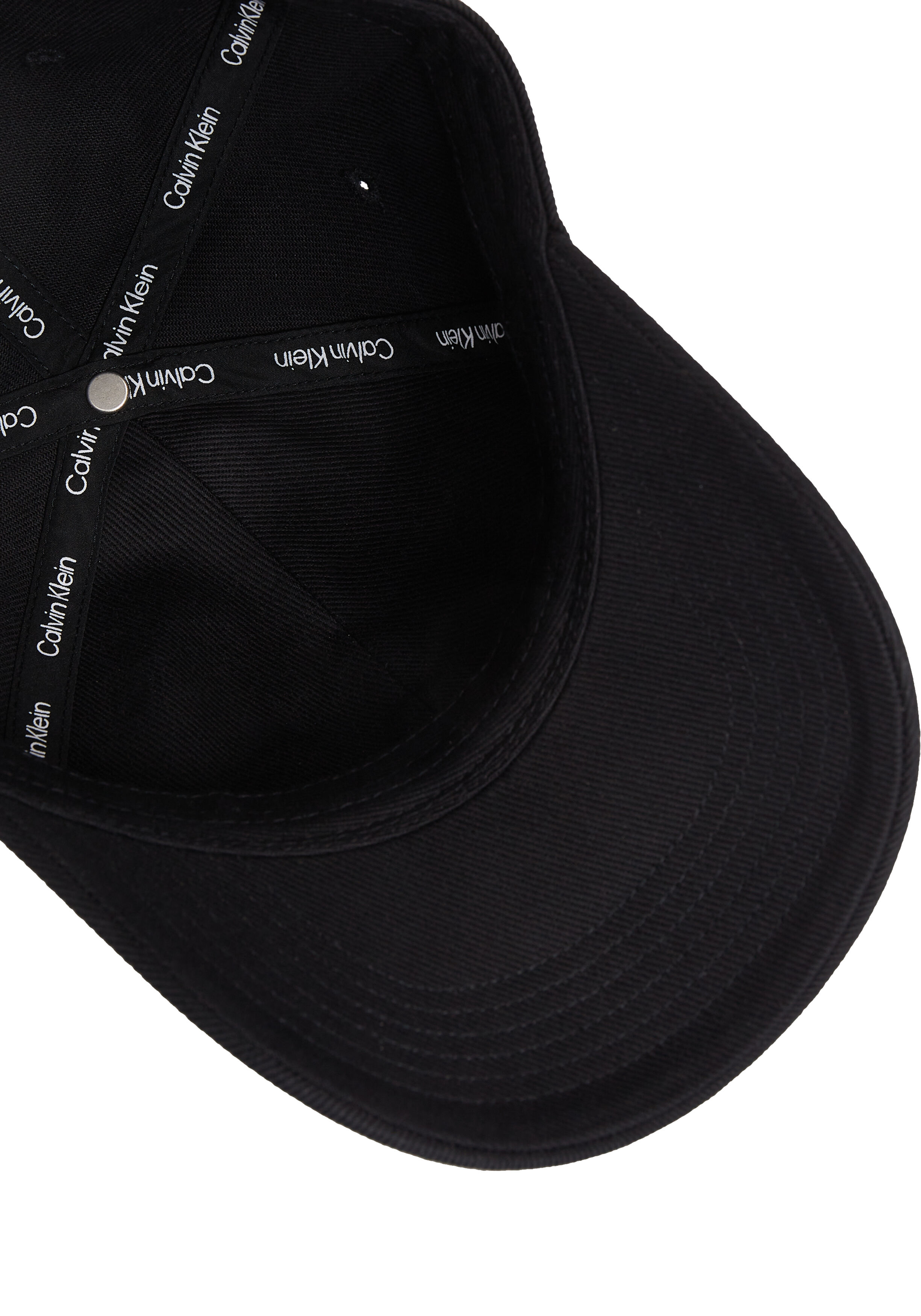 Calvin Klein pet met logo, zwart