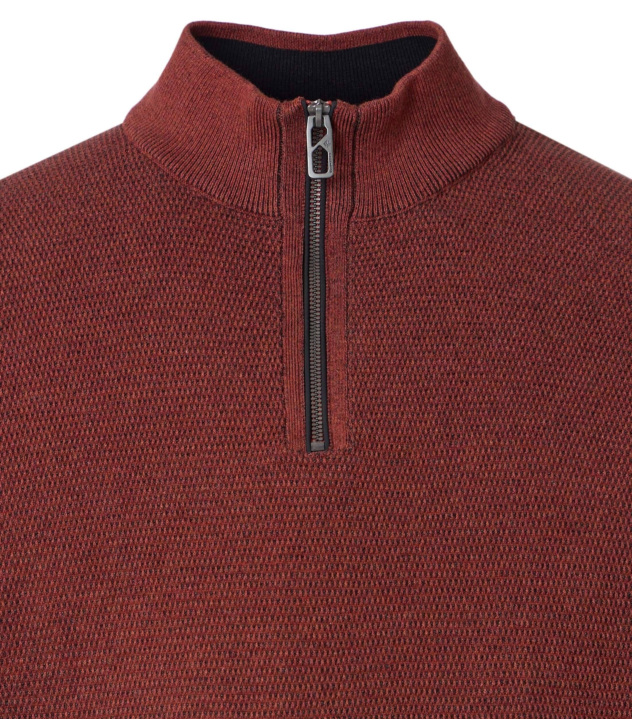 CASA MODA comfort fit schipperstrui, bordeaux