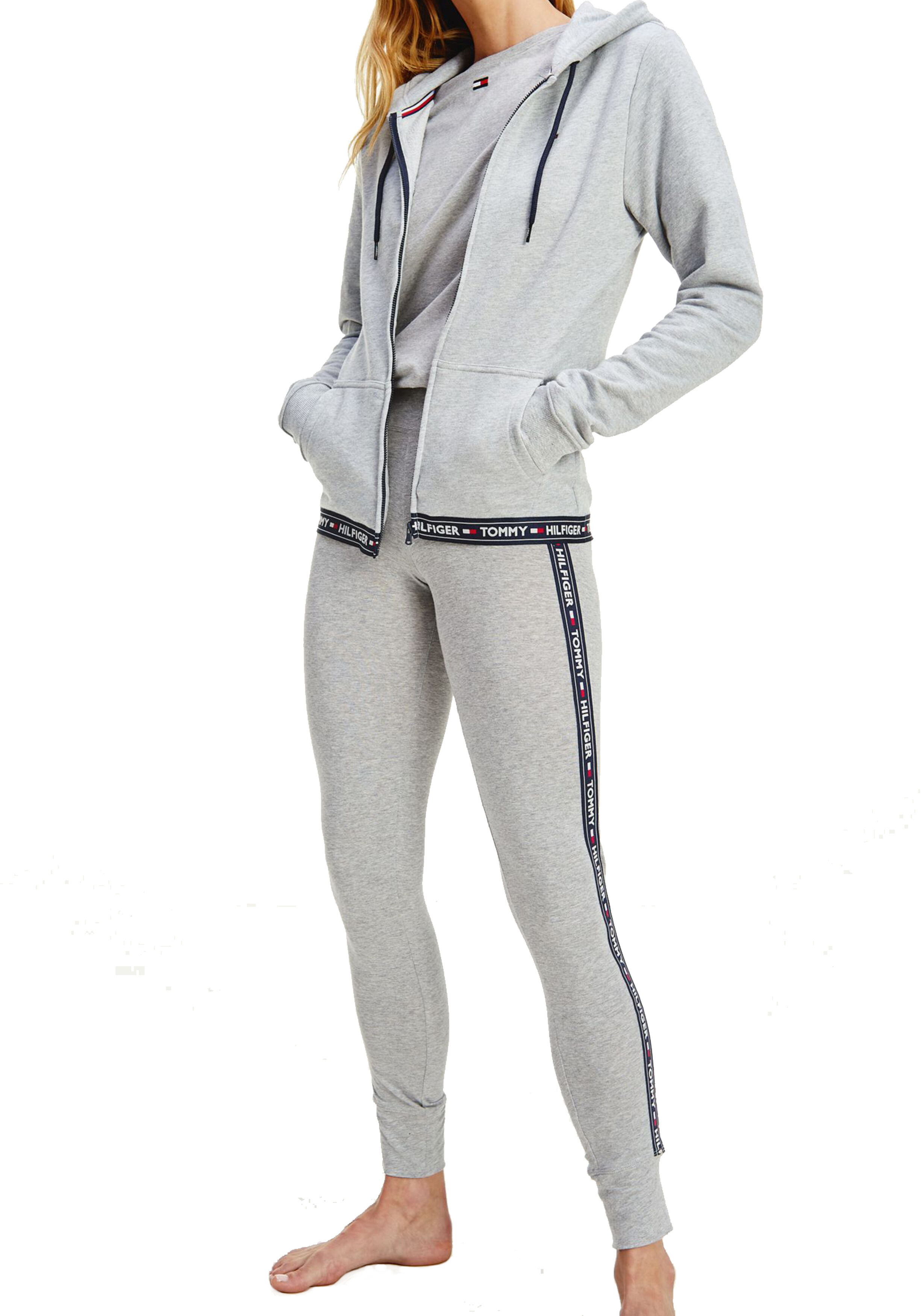 Tommy Hilfiger dames Authentic legging, dun, grijs melange