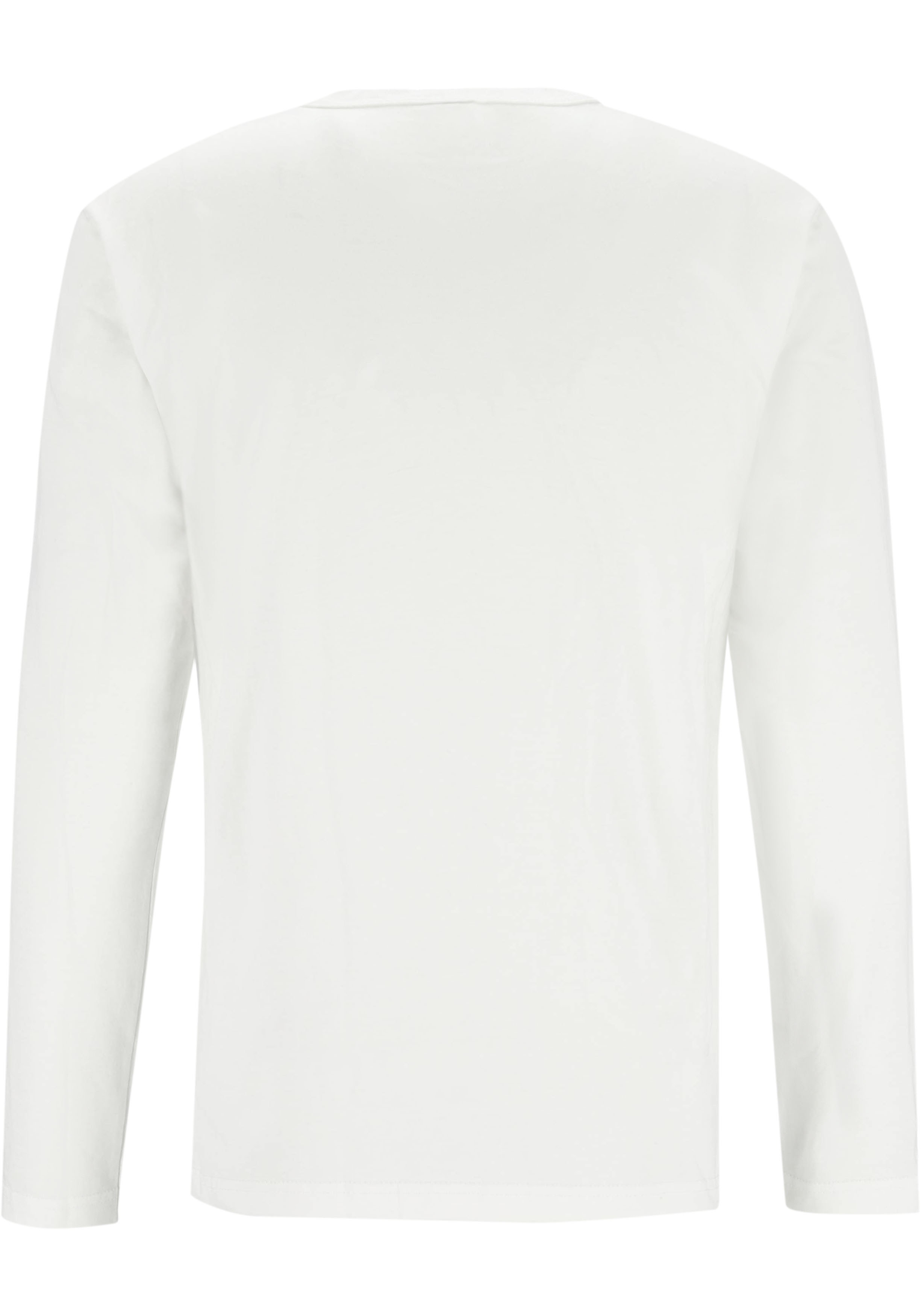 ALAN RED T-shirts VIRGINIA SLEEVE (2-pack), O-hals lange mouw, wit