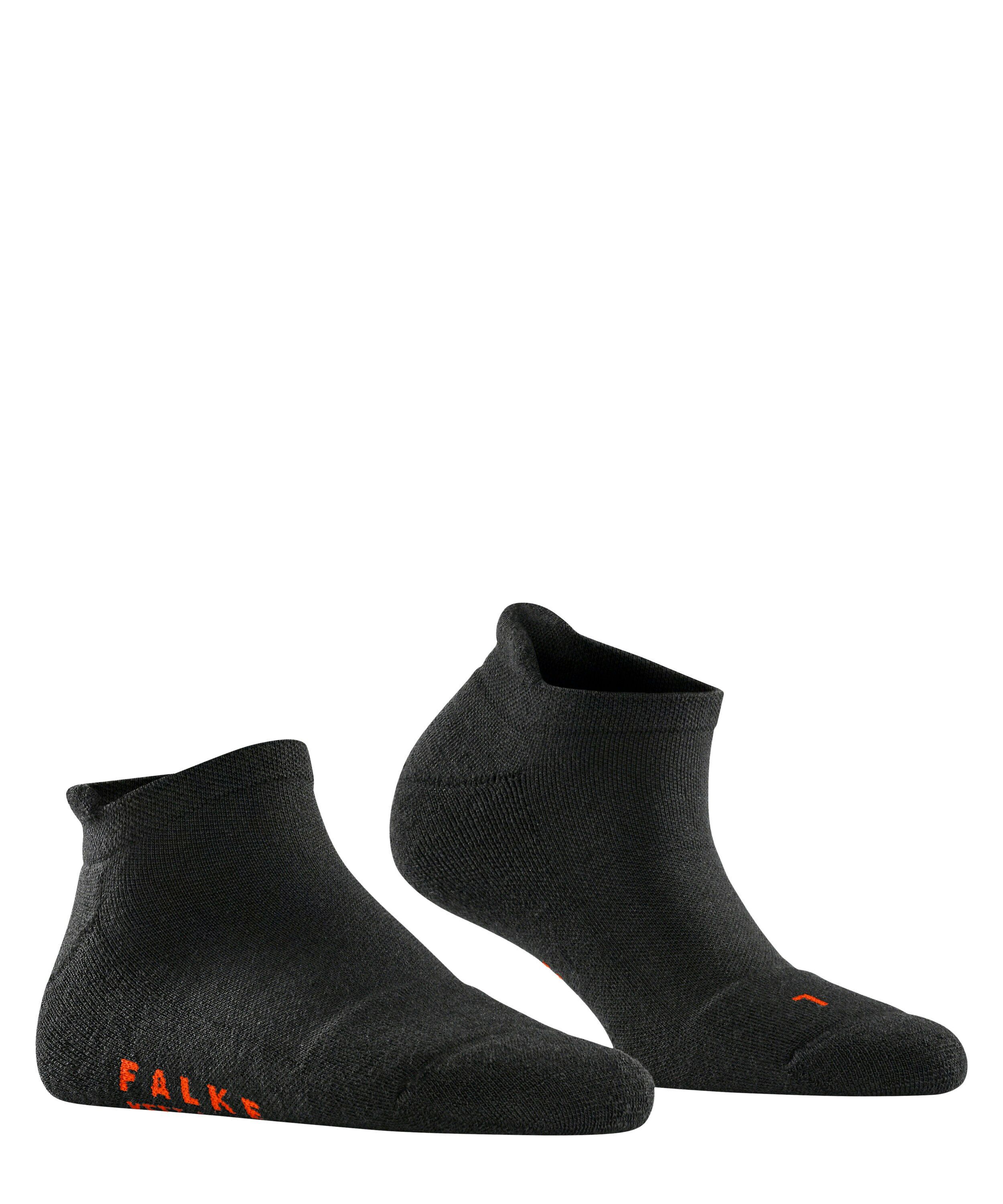 FALKE Keep Warm dames sneakersokken, antraciet grijs (anthra.melange)