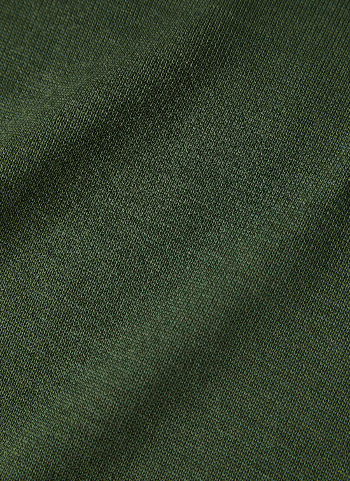 MAERZ Classic Fit heren trui met O-hals wol, groen