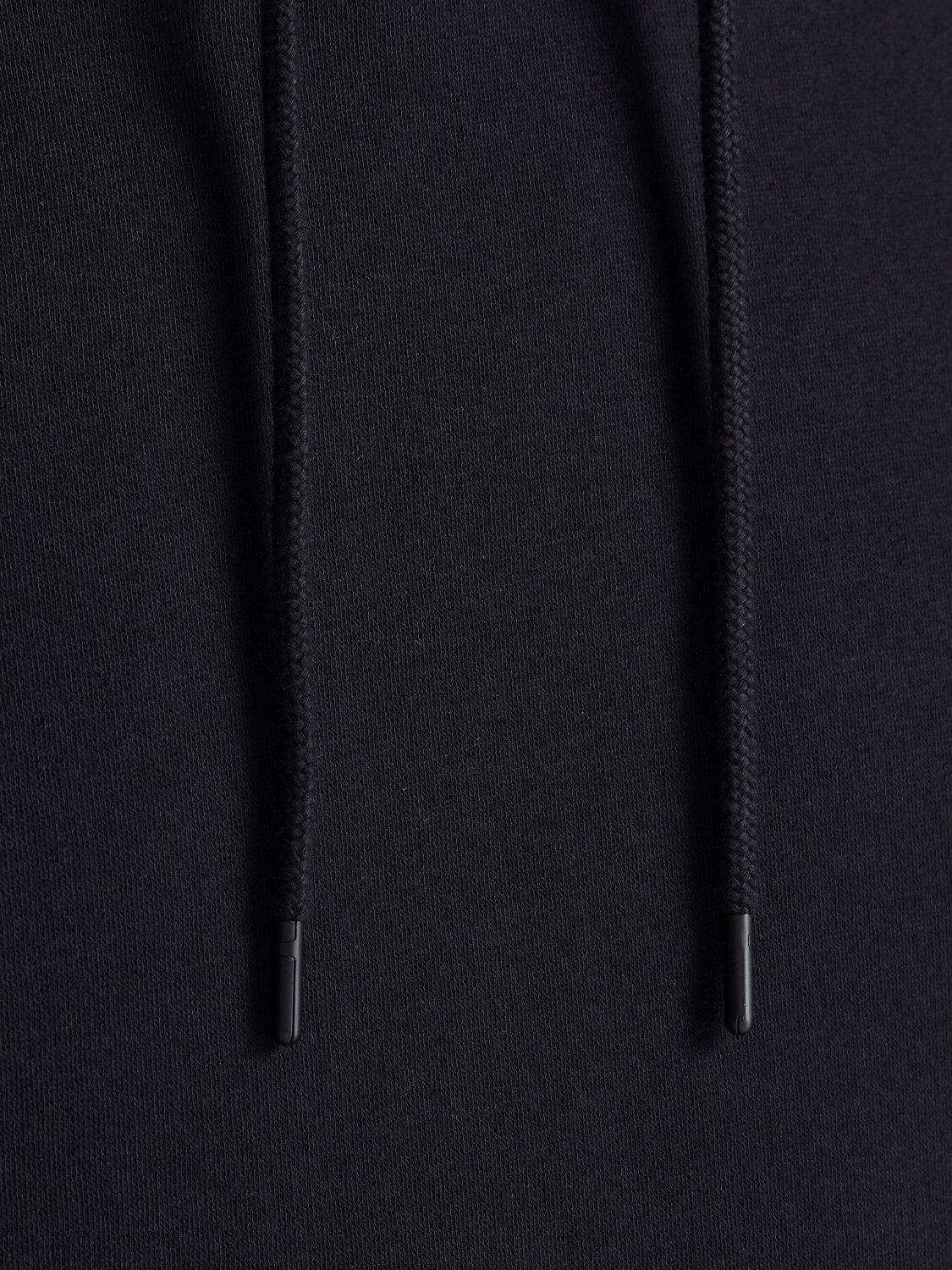 JACK & JONES Bradley sweat hood regular fit, heren hoodie katoenmengsel met capuchon, zwart