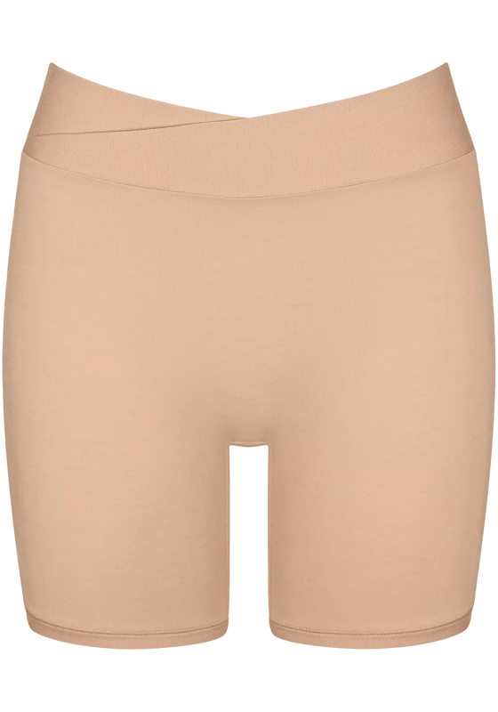 Sloggi Women GO Allround Cyclist (1-pack), dames boxer, lichtbruin Sloggi Women GO Allround Cyclist (1-pack), dames boxer, lichtbruin