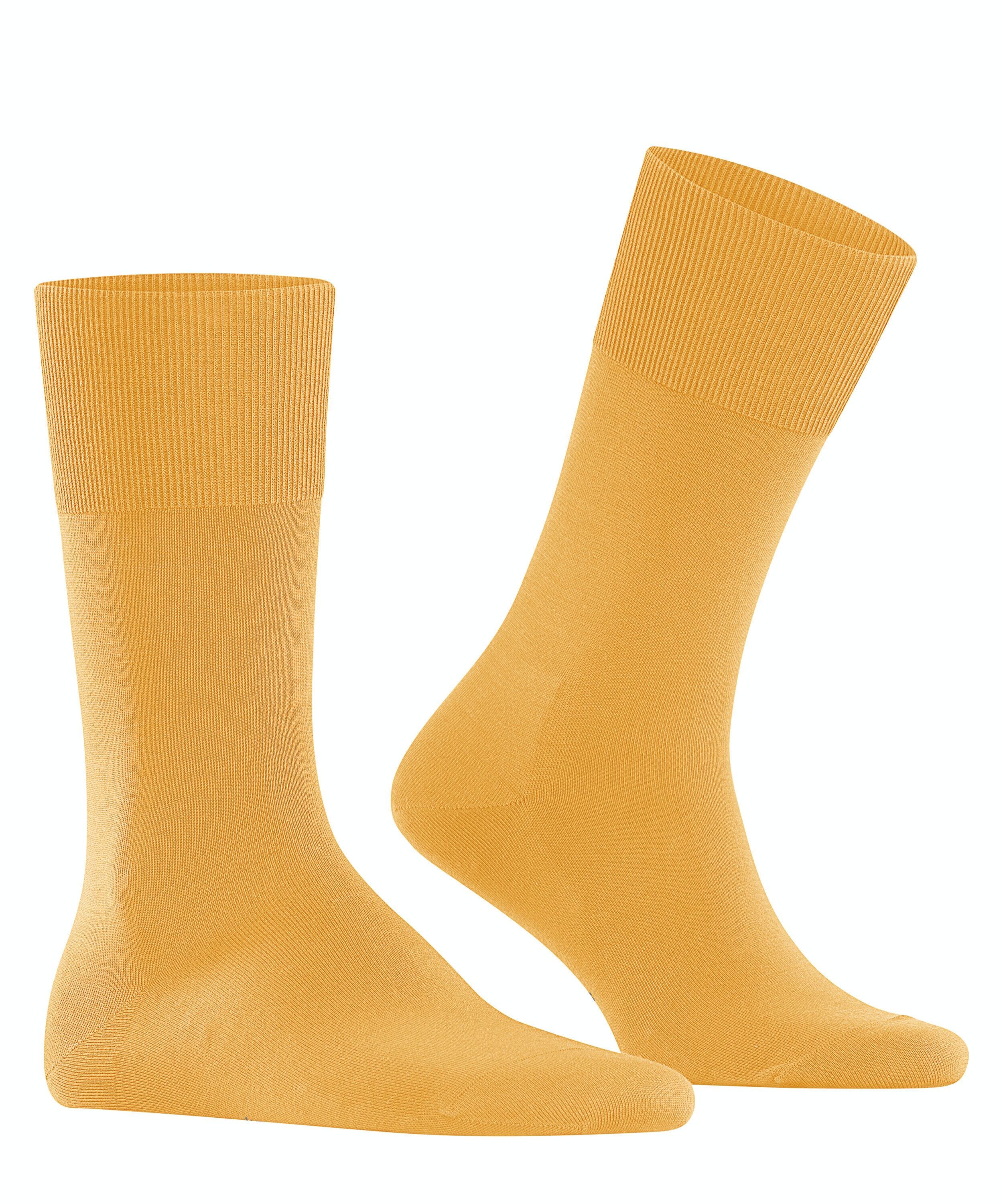 FALKE ClimaWool herensokken, geel (hot ray)