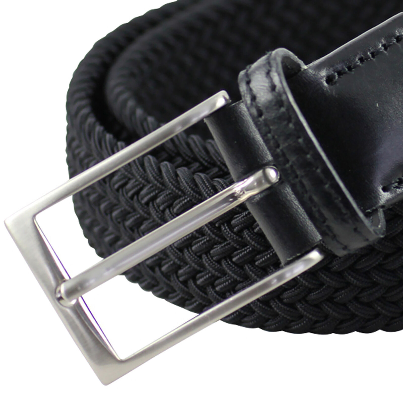 LINDENMANN elastische heren riem, zwart