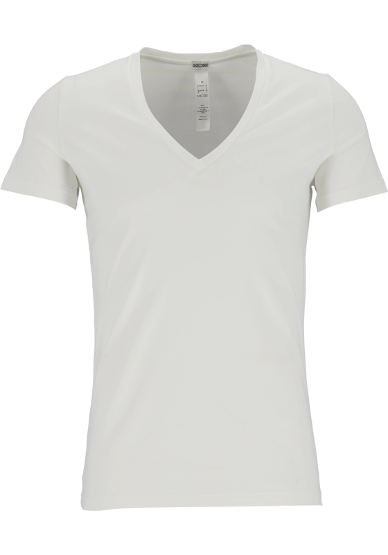 HOM Supreme Cotton tee-shirt (1-pack), heren T-shirt V-hals, wit HOM Supreme Cotton tee-shirt (1-pack), heren T-shirt V-hals, wit