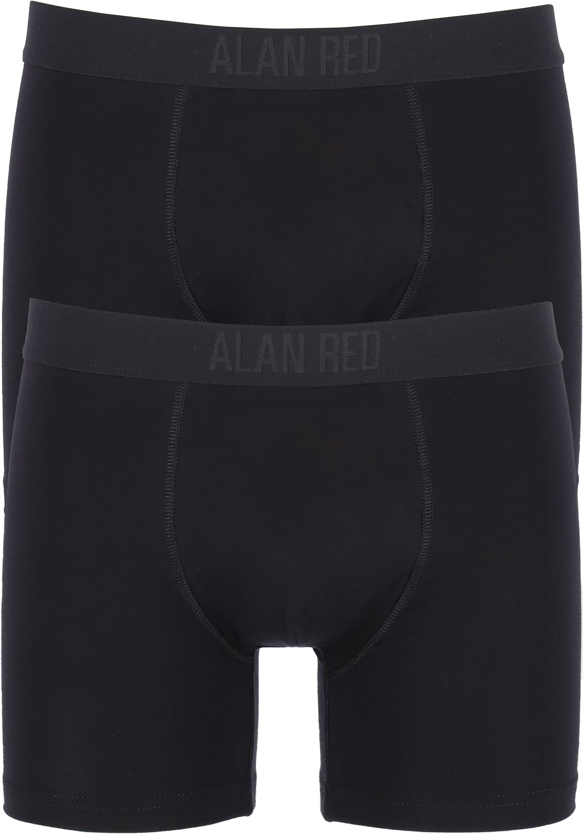 ALAN RED boxershorts Bomber bamboo (2-pack), zwart