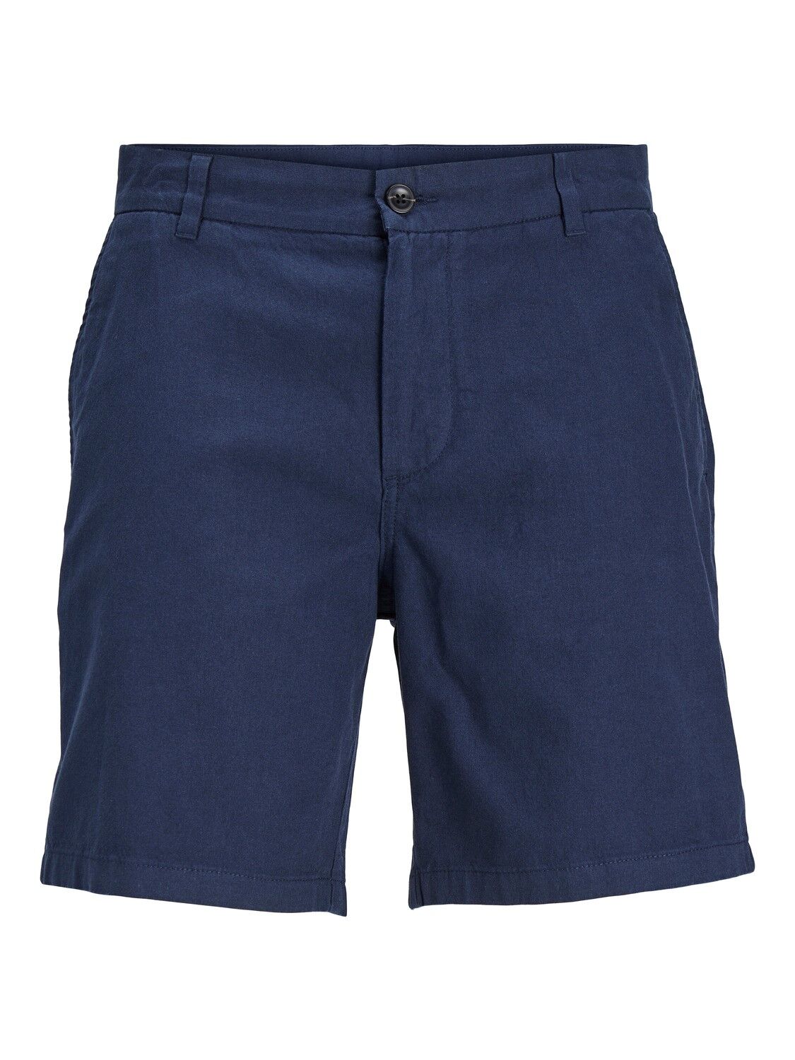 JACK & JONES Ace Summer Linen Blend Short regular fit, heren shorts, blauw