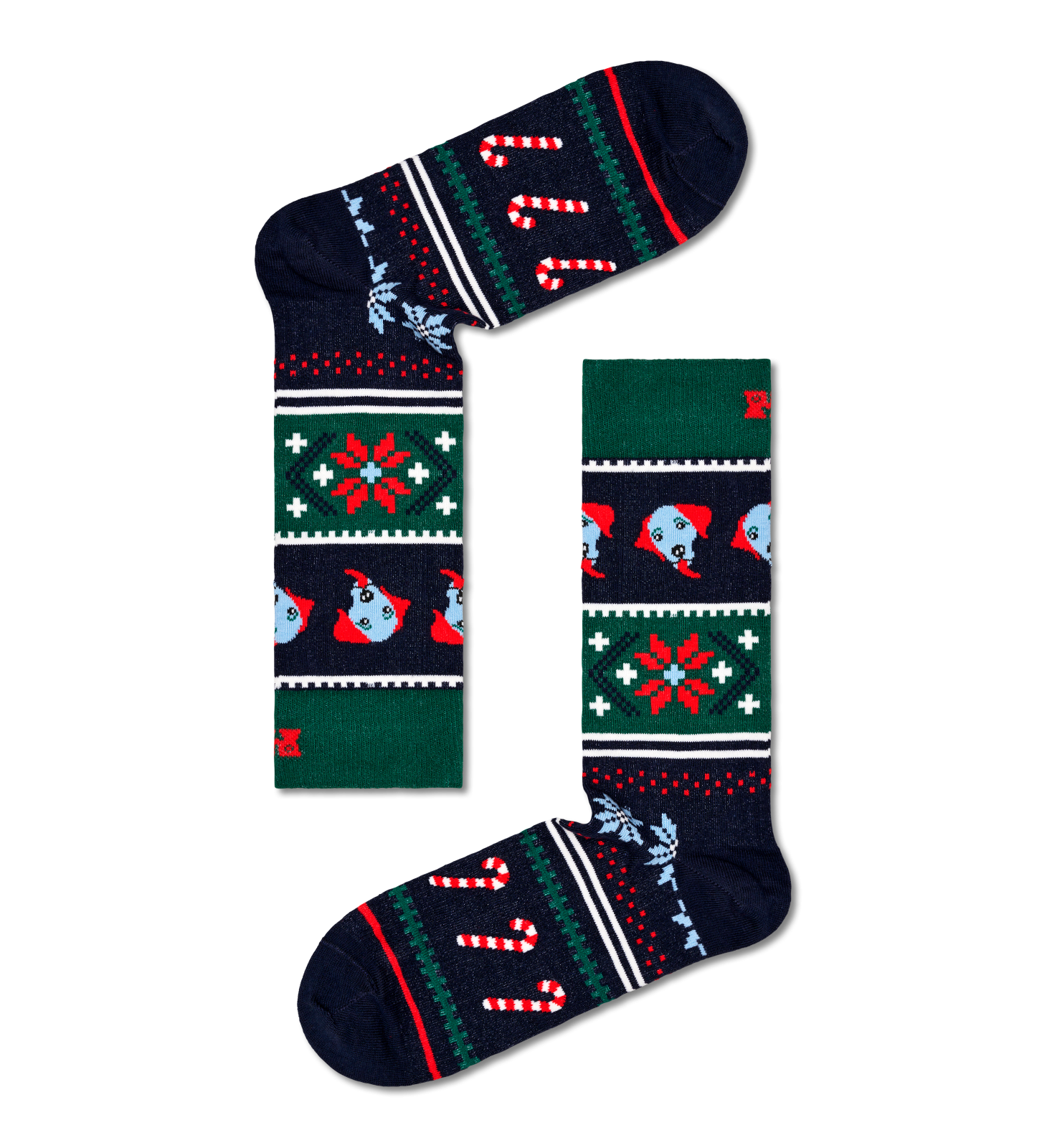 Happy Socks Gingerbread House Socks Gift Set (4-pack), unisex sokken in cadeauverpakking