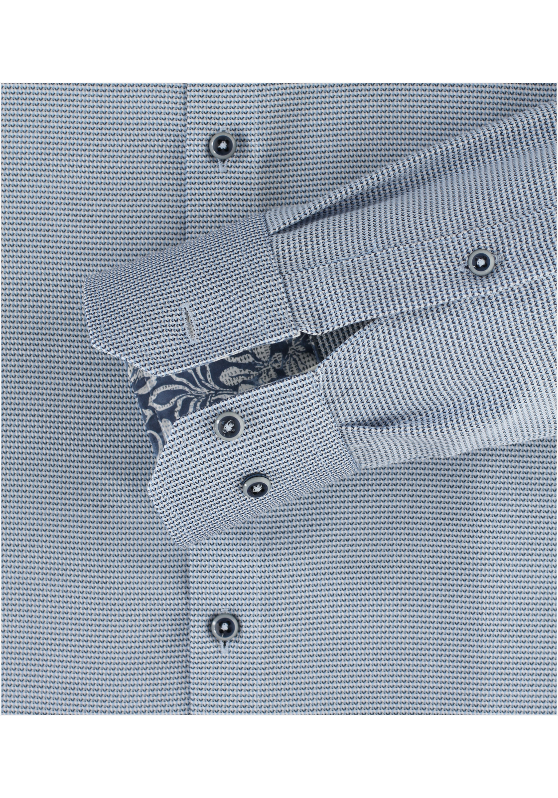 image_5_8911b3856e54ce9804360d04d1667c11jpgautoformatbgF3F3F3blend-alpha100blend-colorF3F3F3blend-modedarkenfitclampp VENTI modern fit overhemd, dobby, blauw