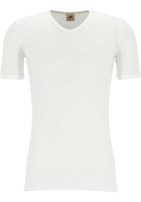 TEN CATE Thermo men V-neck, heren thermo T-shirt V-hals, wit TEN CATE Thermo men V-neck, heren thermo T-shirt V-hals, wit