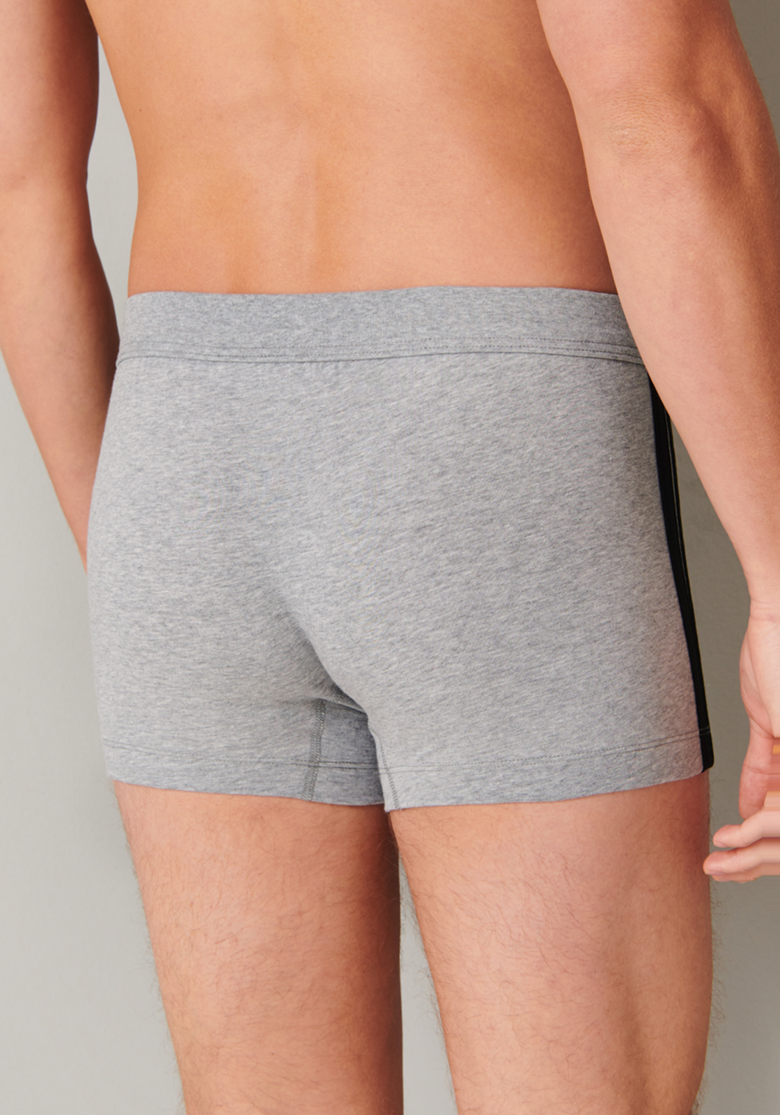 3-4007065797193-schiesser-shorts_HR SCHIESSER 95/5 Stretch shorts (3-pack), grijs