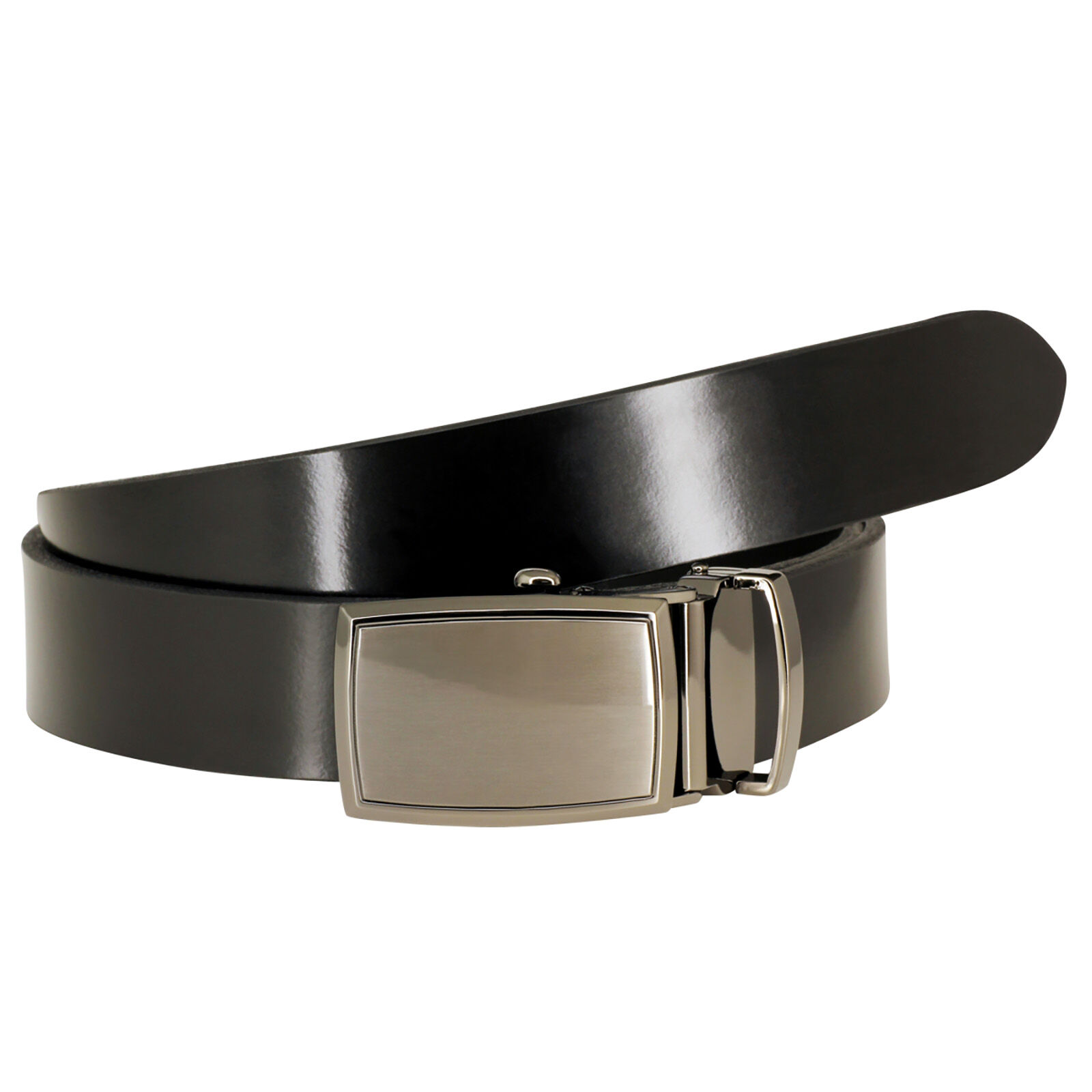 LINDENMANN leren heren riem, zwart