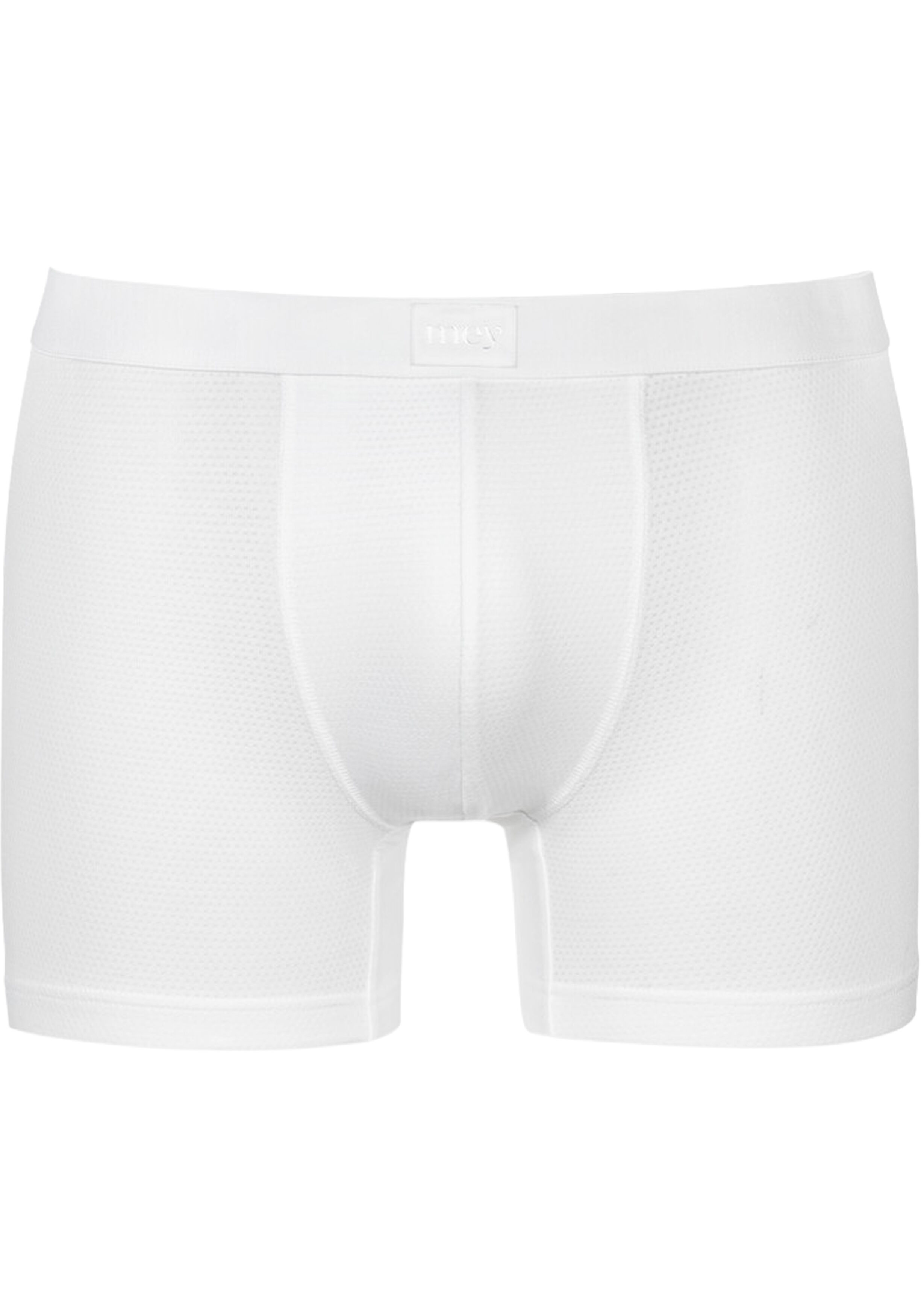 Mey heren long shorty Mey Dry Cotton Breeze, boxer normale lengte, wit