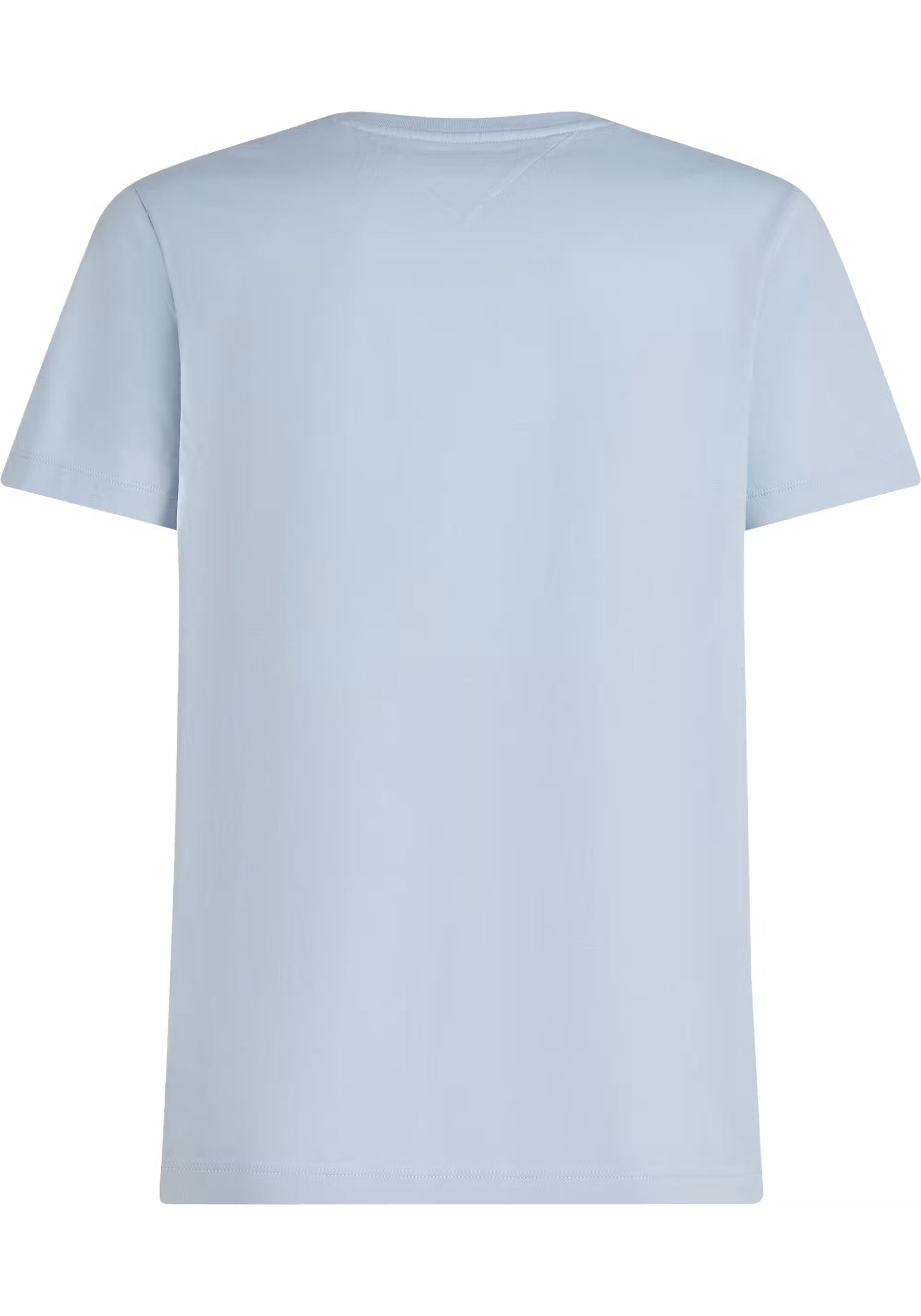 Tommy Hilfiger Essential Regular Fit Solid Tee, heren T-shirt korte mouw O-hals, blauw