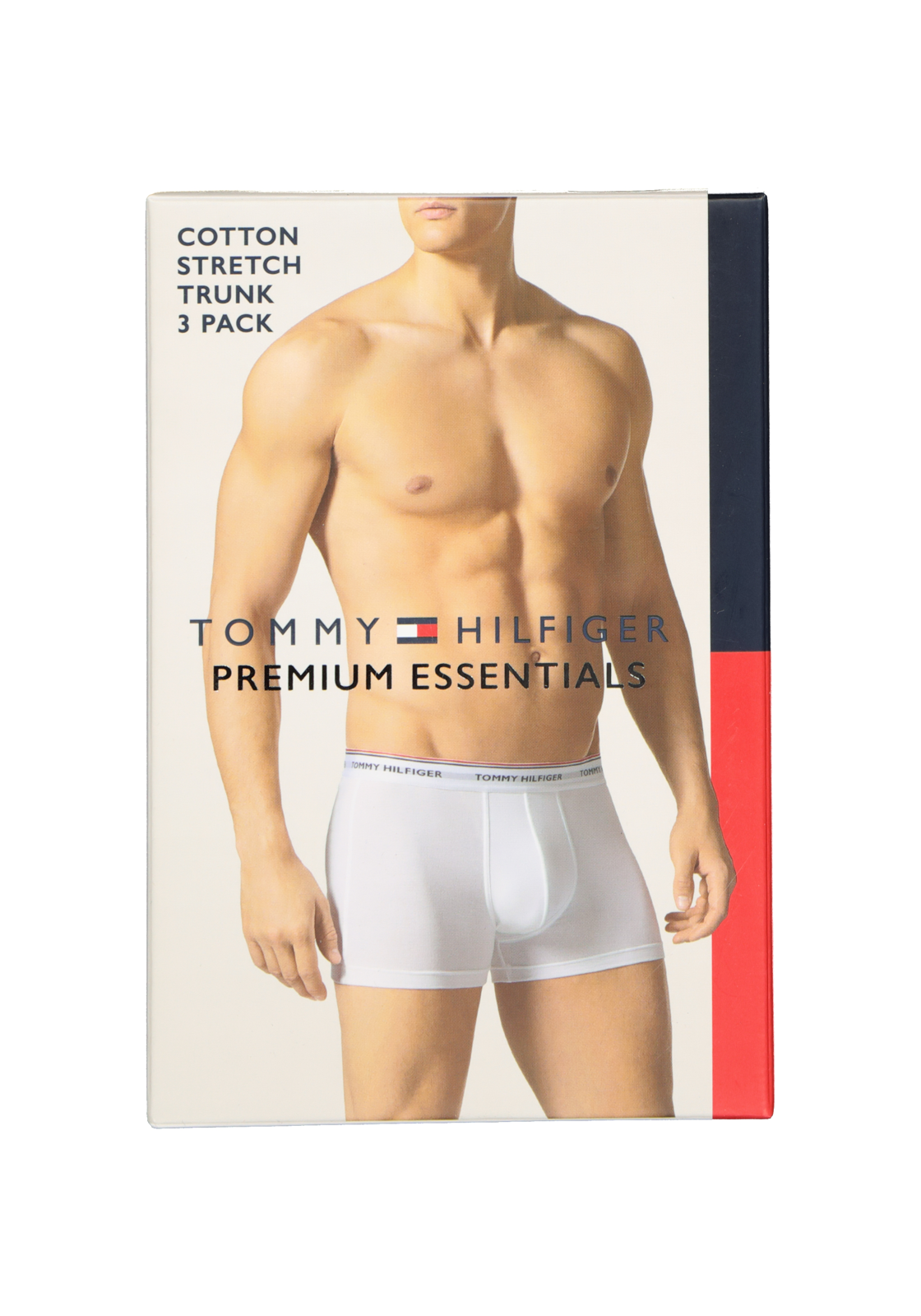 5-8719254280268_tommy-hilfiger-boxer_HR Tommy Hilfiger trunks (3-pack), heren boxers normale lengte, blauw met verschillende kleuren band