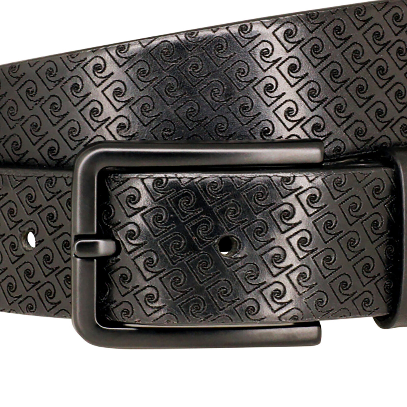 PIERRE CARDIN leren heren riem, zwart
