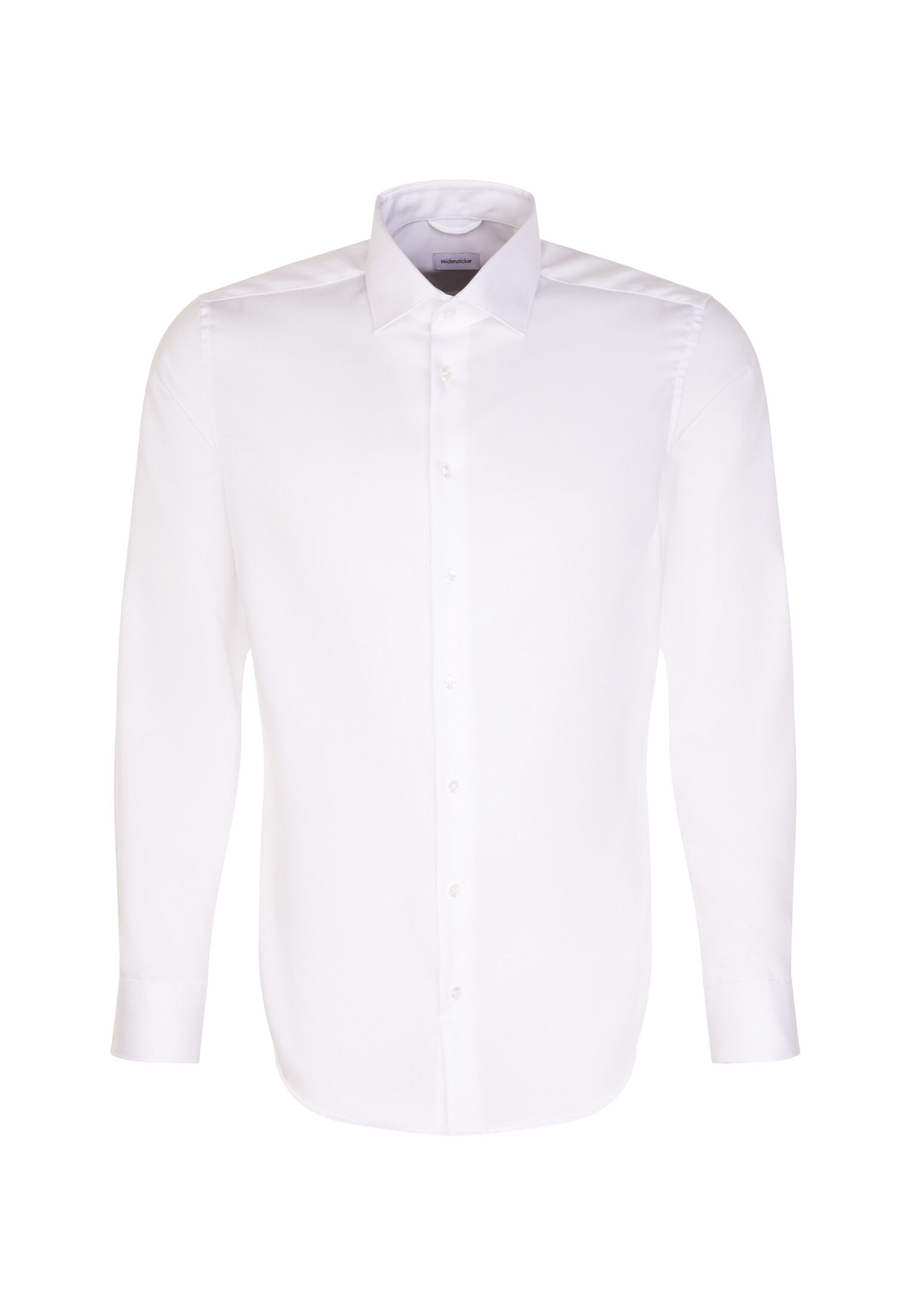 Seidensticker slim fit overhemd, popeline, wit