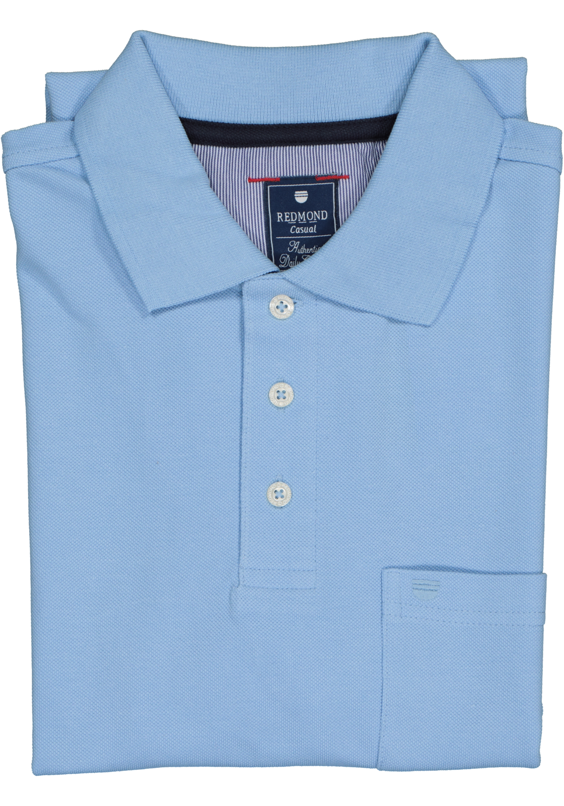 4-4049807002974_redmond_polo_HR Redmond regular fit poloshirt, lichtblauw