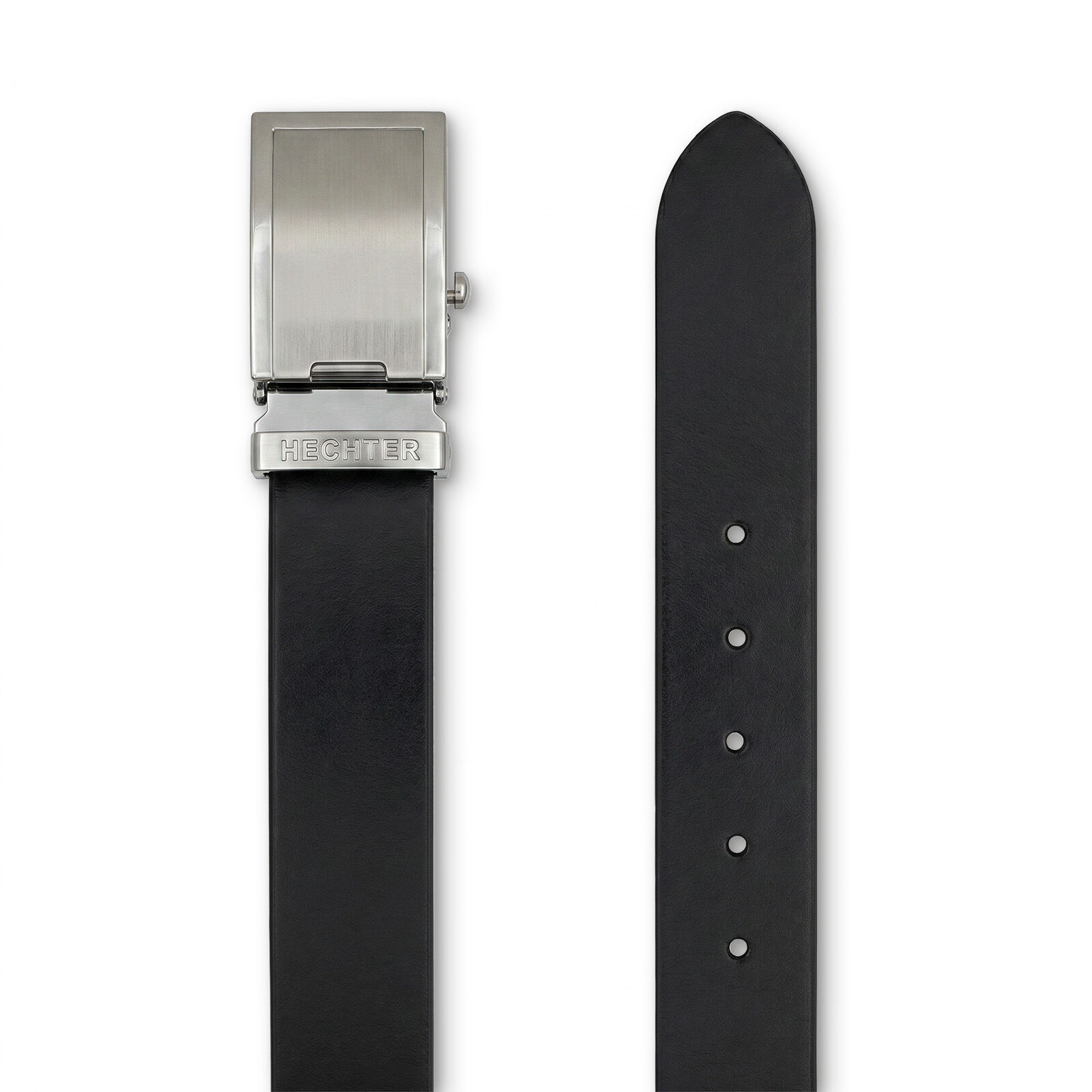 HECHTER leren heren riem, zwart