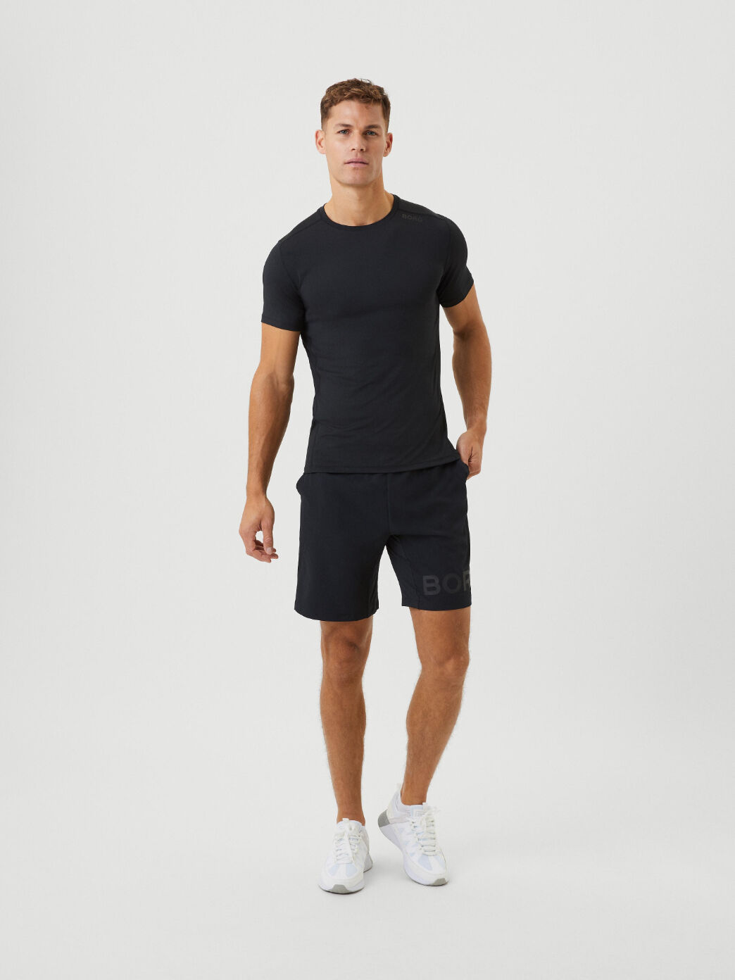 Bjorn Borg 9Inch Shorts, heren sportbroek kort, zwart