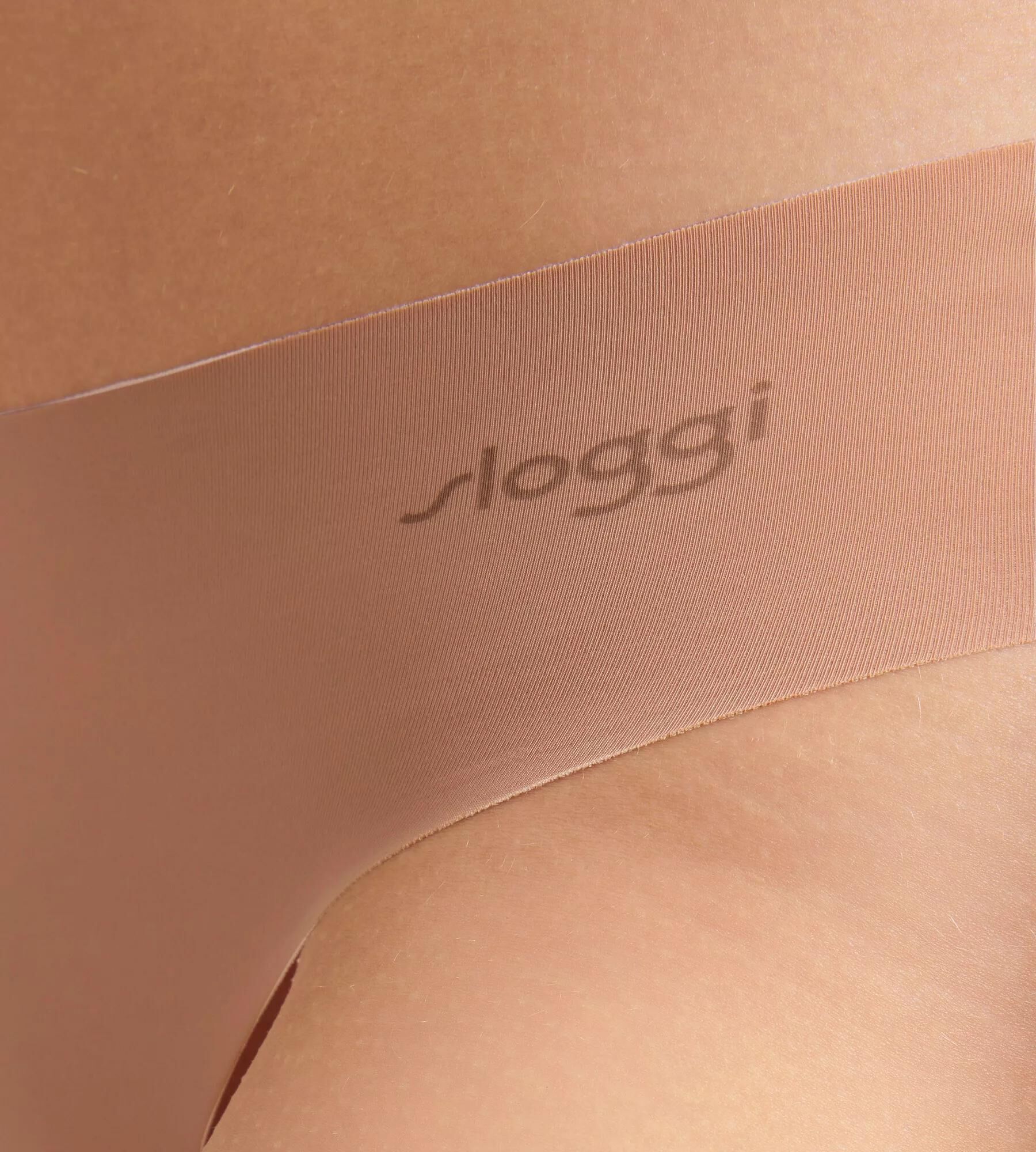 Sloggi Women ZERO Microfibre 2.0 Hipstring (1-pack), dames string, bruin