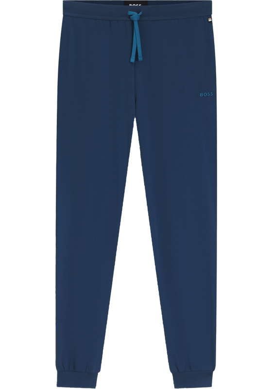 BOSS Mix&Match Pants, heren pyjama- of loungebroek, blauw BOSS Mix&Match Pants, heren pyjama- of loungebroek, blauw