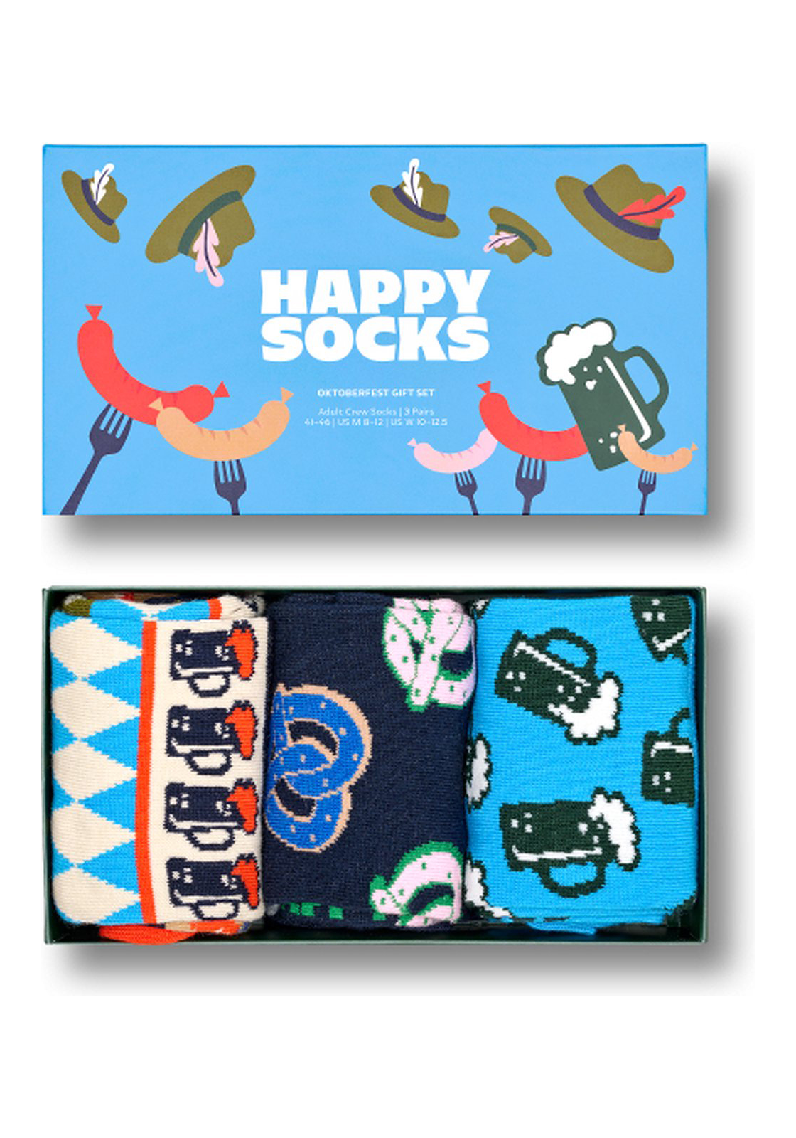 Happy Socks Oktoberfest Gift Set (3-pack), unisex sokken in cadeauverpakking Happy Socks Oktoberfest Gift Set (3-pack), unisex sokken in cadeauverpakking