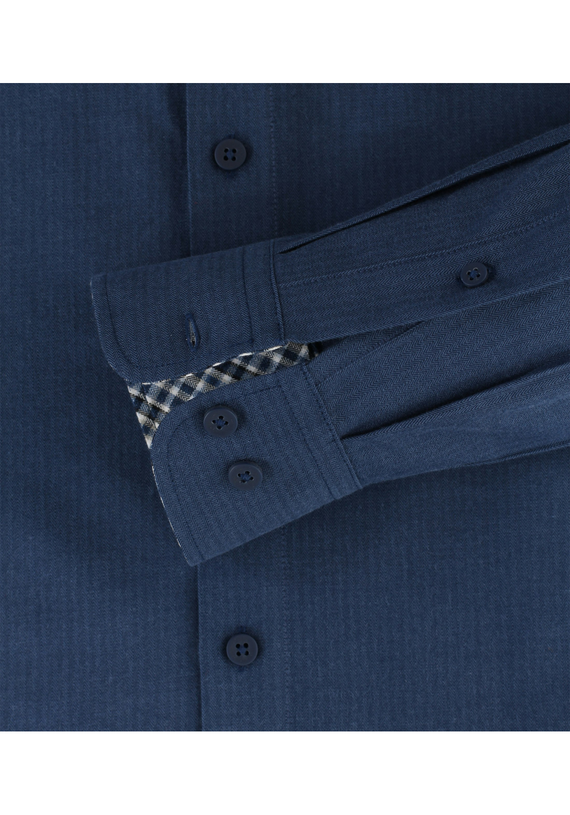 Redmond comfort fit overhemd, twill, blauw Redmond comfort fit overhemd, twill, blauw