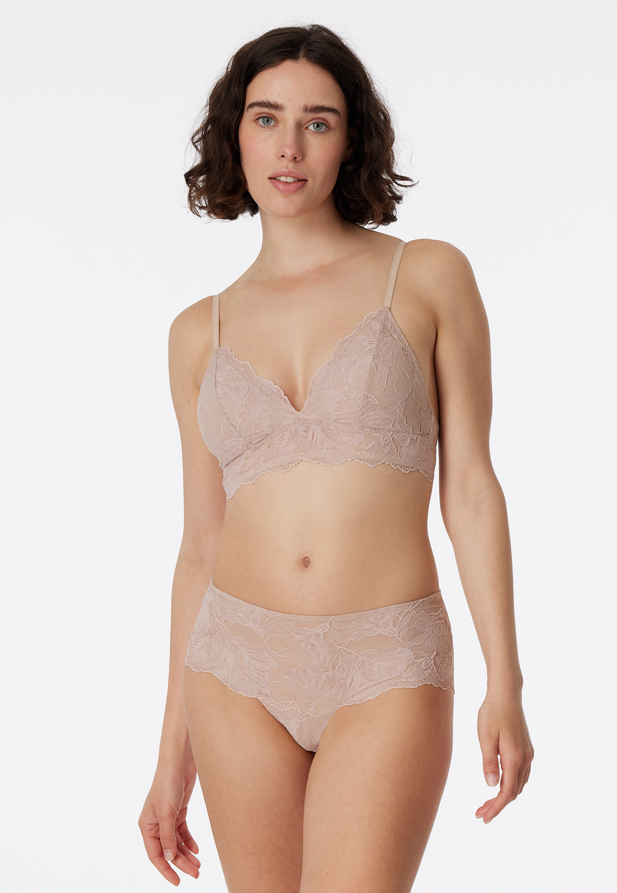 SCHIESSER Modal&Lace slip (1-pack), dames pantybroek kant beige
